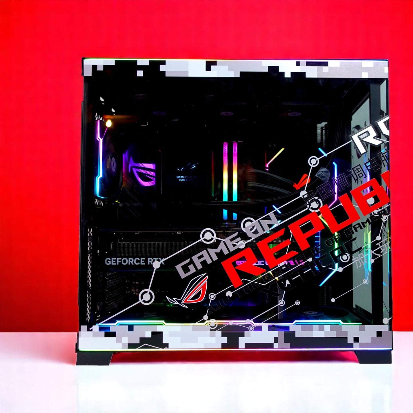 EVO ROG O11D X3D — RTX 5080, Ryzen 7 9800X3D, 32GB DDR5, 2TB SSD