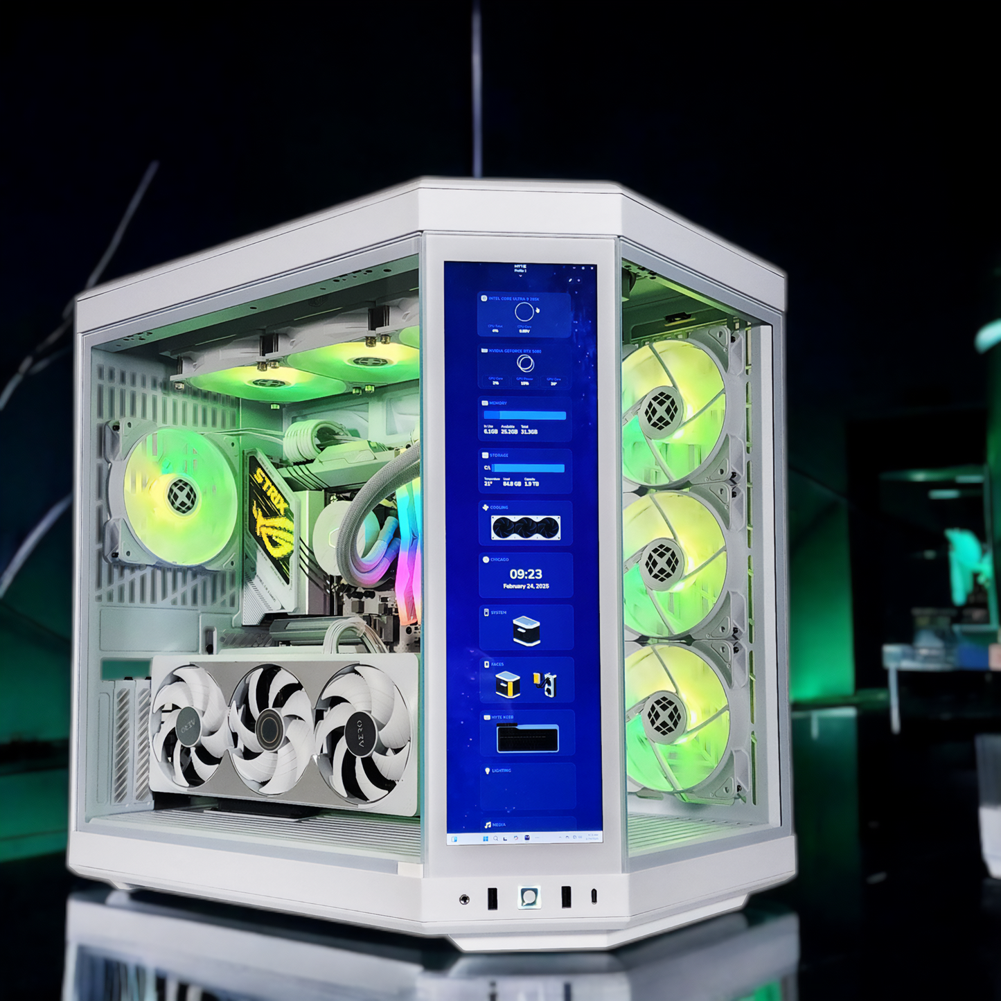 Y70 Ultimate Ghost — RTX 5080, Core Ultra 9 285K, 32GB DDR5, 2TB SSD