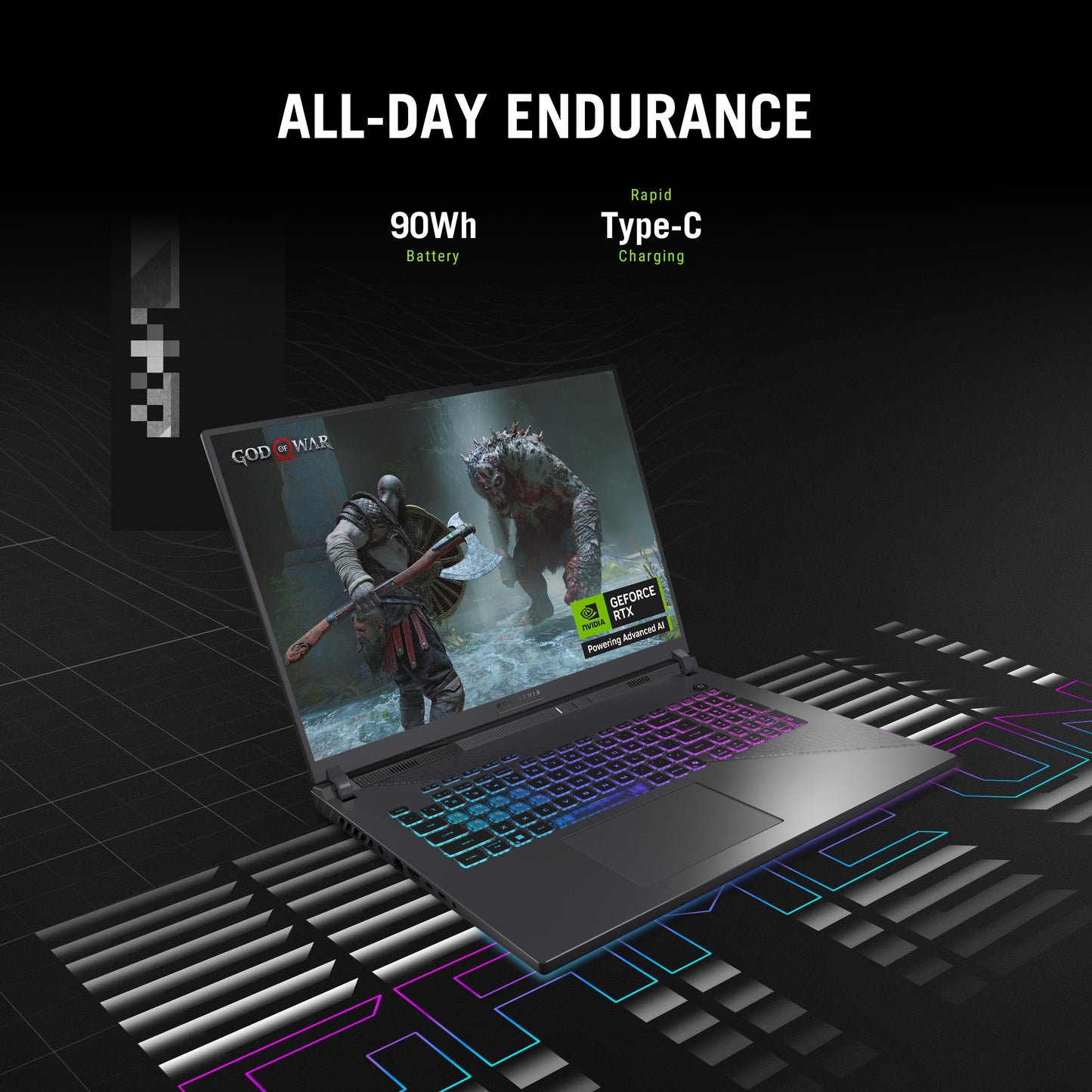 ASUS ROG Strix G18 G814PP-DS94 — RTX 5070, Ryzen 9 8940HX, 16GB, 1TB SSD