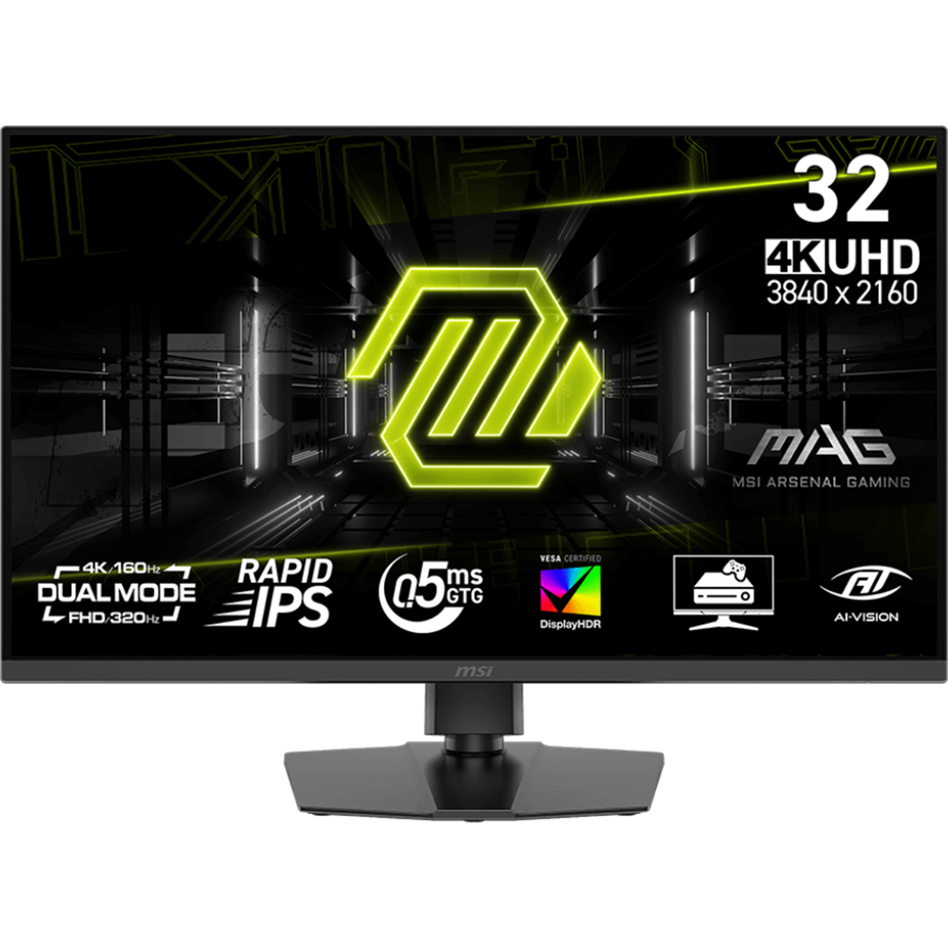 MSI MAG 322URDF E16 - 32" 4K/UHD, 3840 x 2160, 160Hz, Gaming Monitor