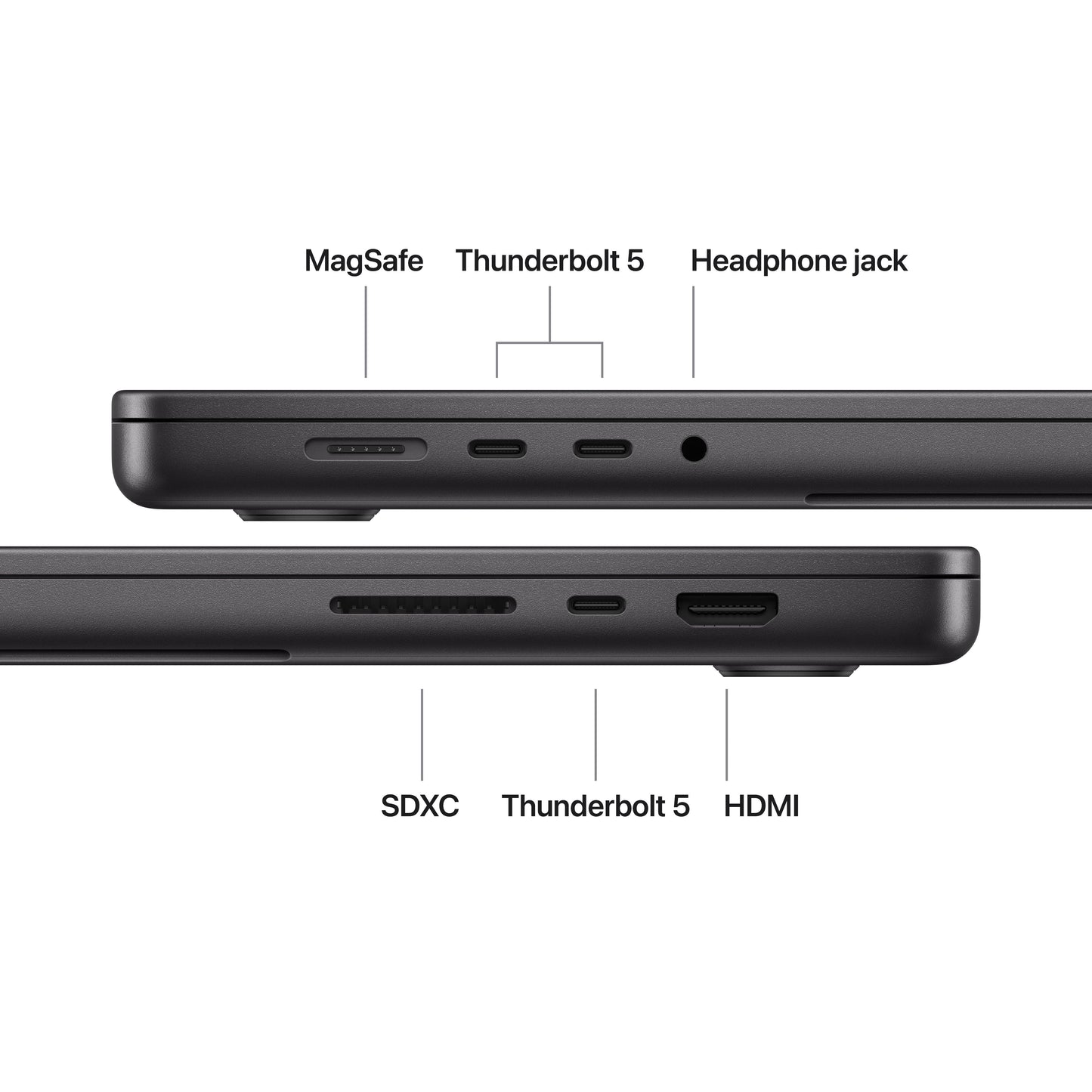 16-inch MacBook Pro with M5 Pro or Max - Standard Display - Space Black