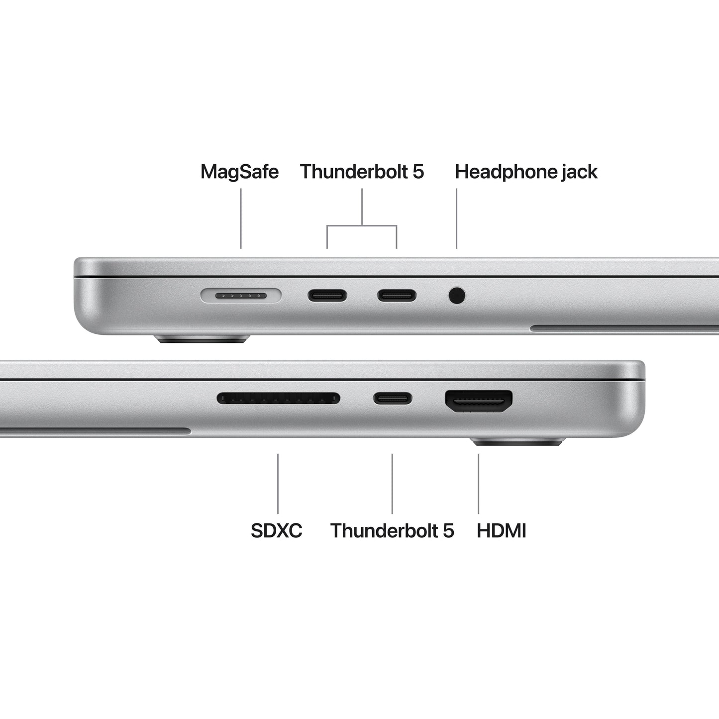 16-inch MacBook Pro with M5 Pro or Max - Standard Display - Silver