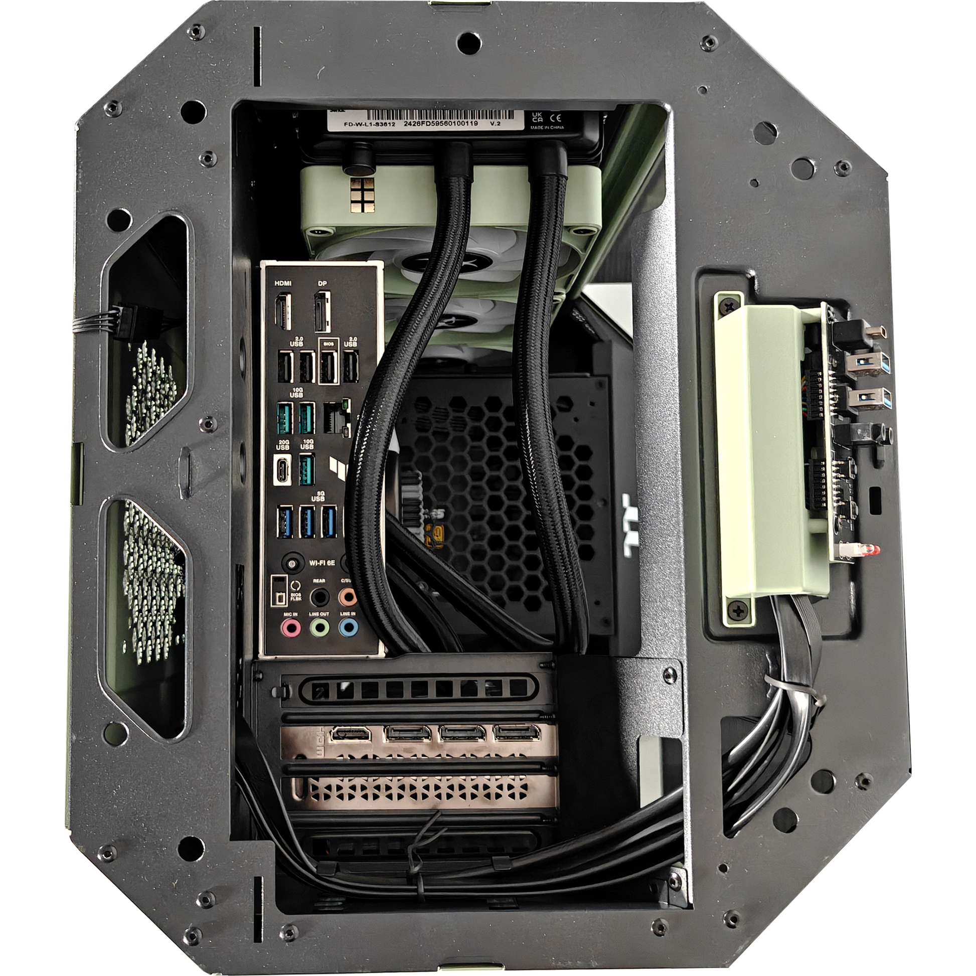 BioHazard Tower 300 — RTX 5070, Ryzen 7 9700X, 32GB DDR5, 2TB SSD