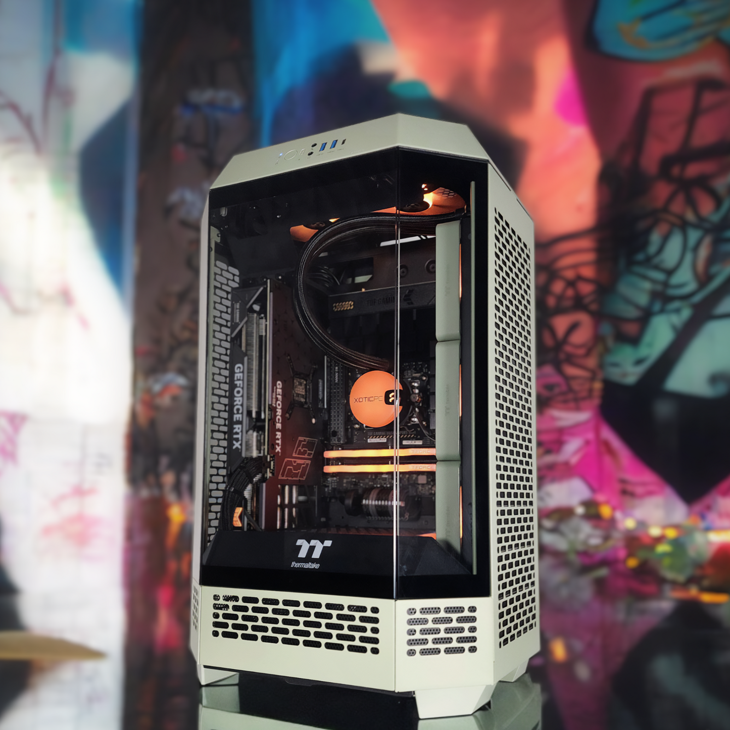 BioHazard Tower — RTX 5070, Ryzen 7 9700X, 32GB DDR5, 2TB SSD