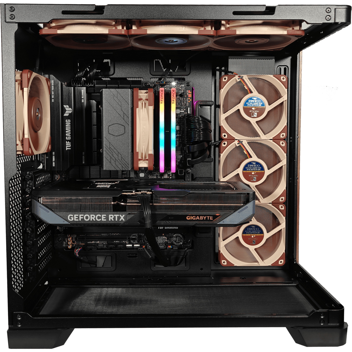 C8 Wood — RTX 5070, Core Ultra 7 265K, 32GB DDR5, 2TB SSD
