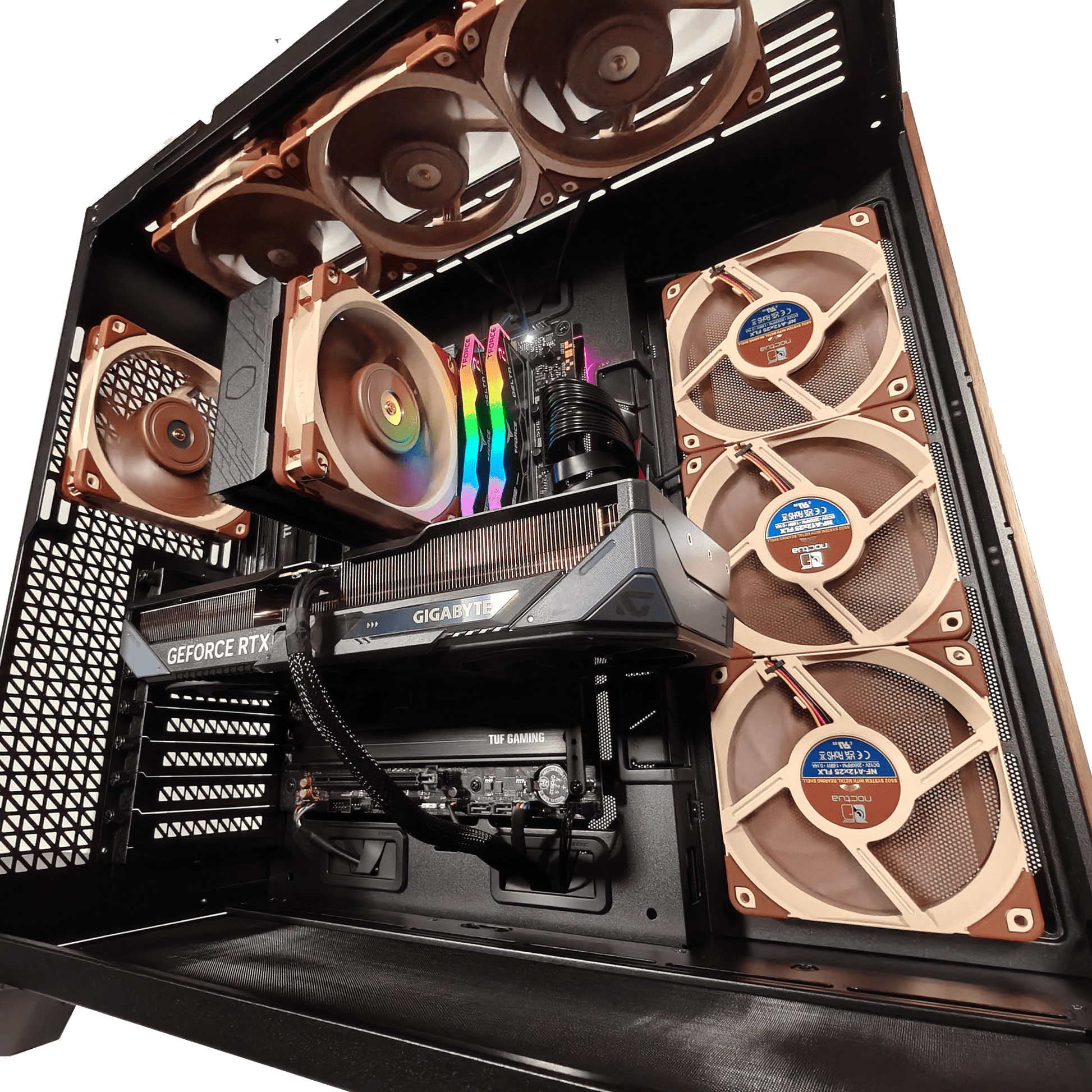C8 Wood — RTX 5070, Core Ultra 7 265K, 32GB DDR5, 2TB SSD