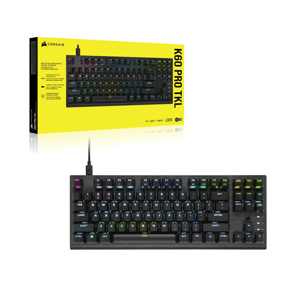 Corsair K60 PRO TKL Mechanical Gaming Keyboard