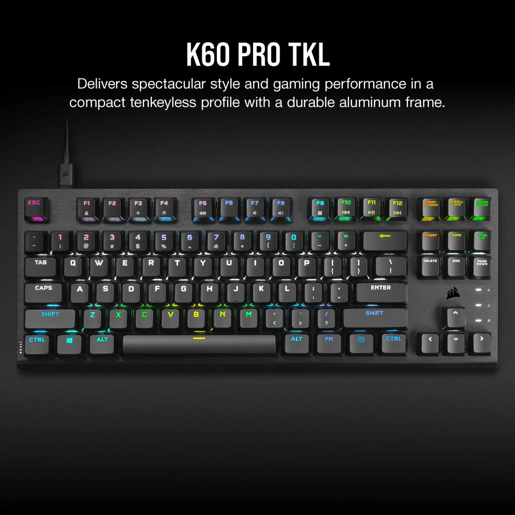 Corsair K60 PRO TKL Mechanical Gaming Keyboard