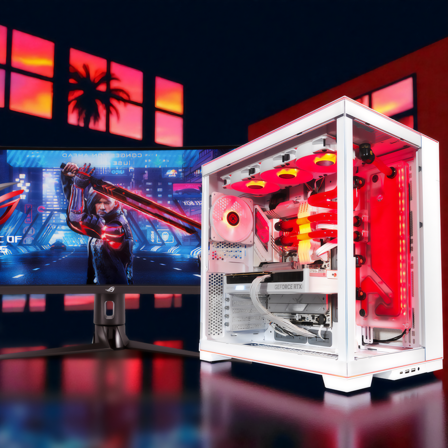 EVO O11D Ghost — RTX 5080, Core Ultra 9 285K, 64GB DDR5, 2x 2TB SSD