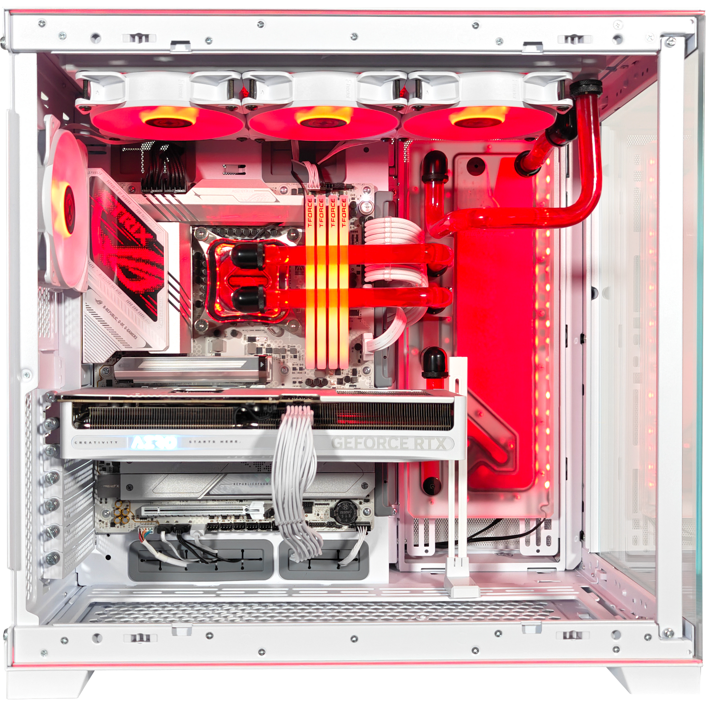 EVO O11D Ghost — RTX 5080, Core Ultra 9 285K, 64GB DDR5, 2x 2TB SSD