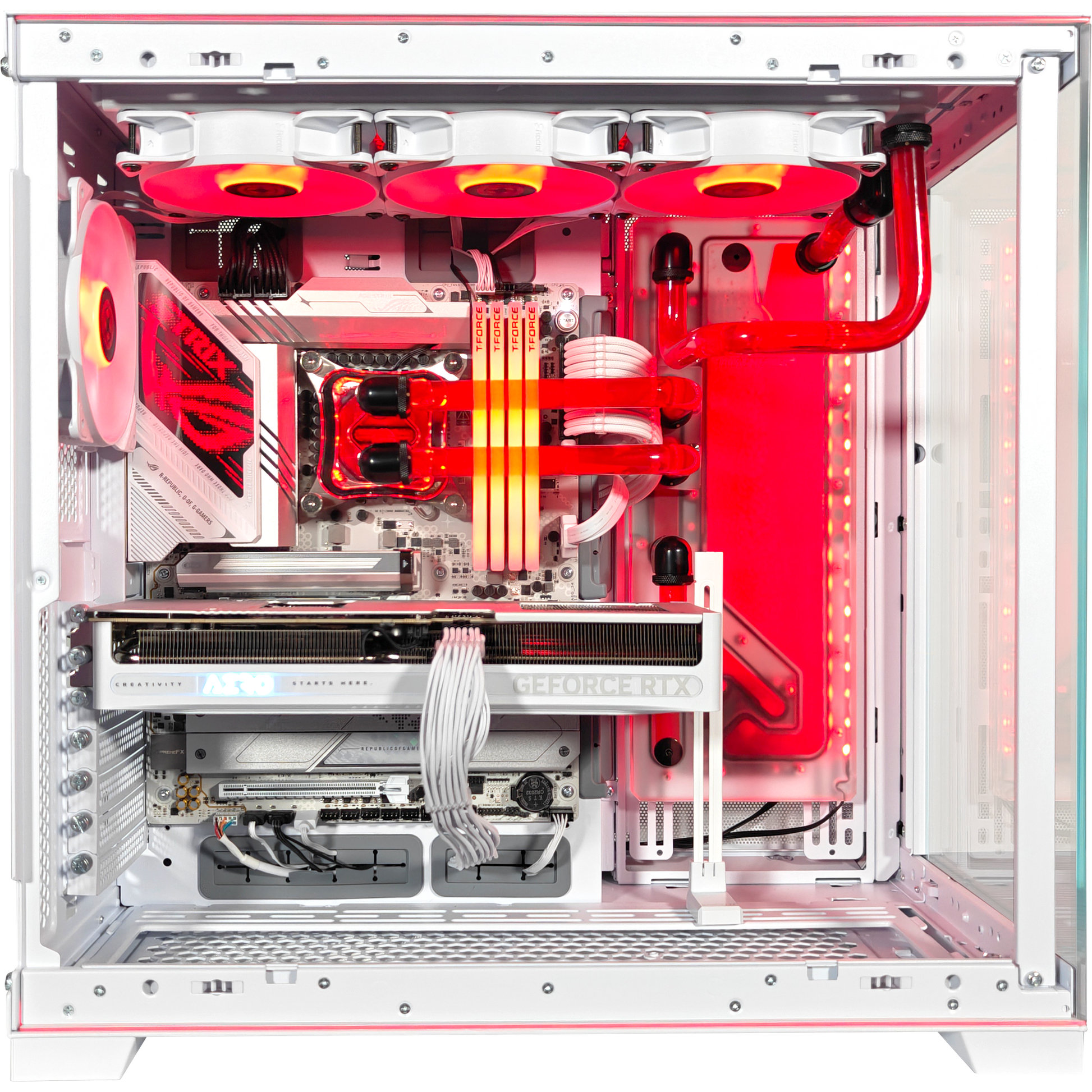 EVO O11D Ghost — RTX 5080, Core Ultra 9 285K, 64GB DDR5, 2x 2TB SSD