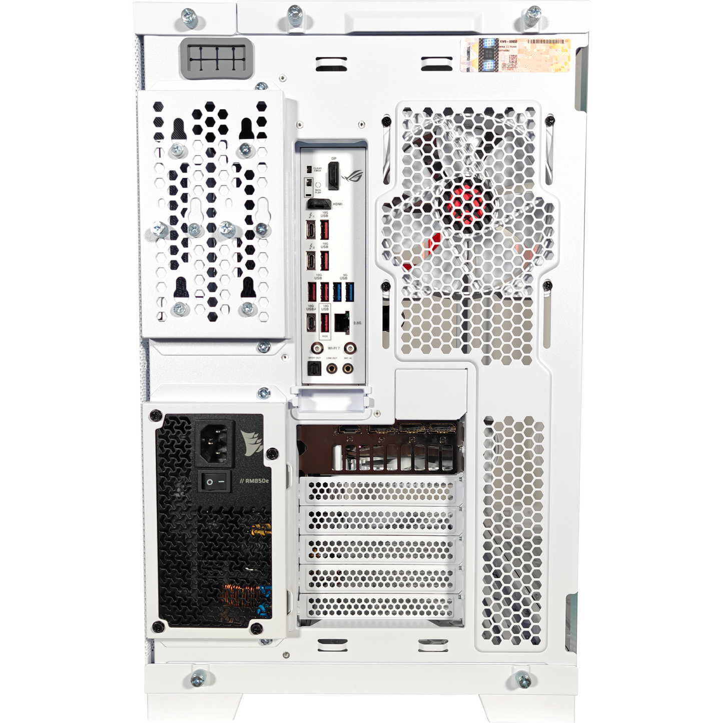 EVO O11D Ghost — RTX 5080, Core Ultra 9 285K, 64GB DDR5, 2x 2TB SSD