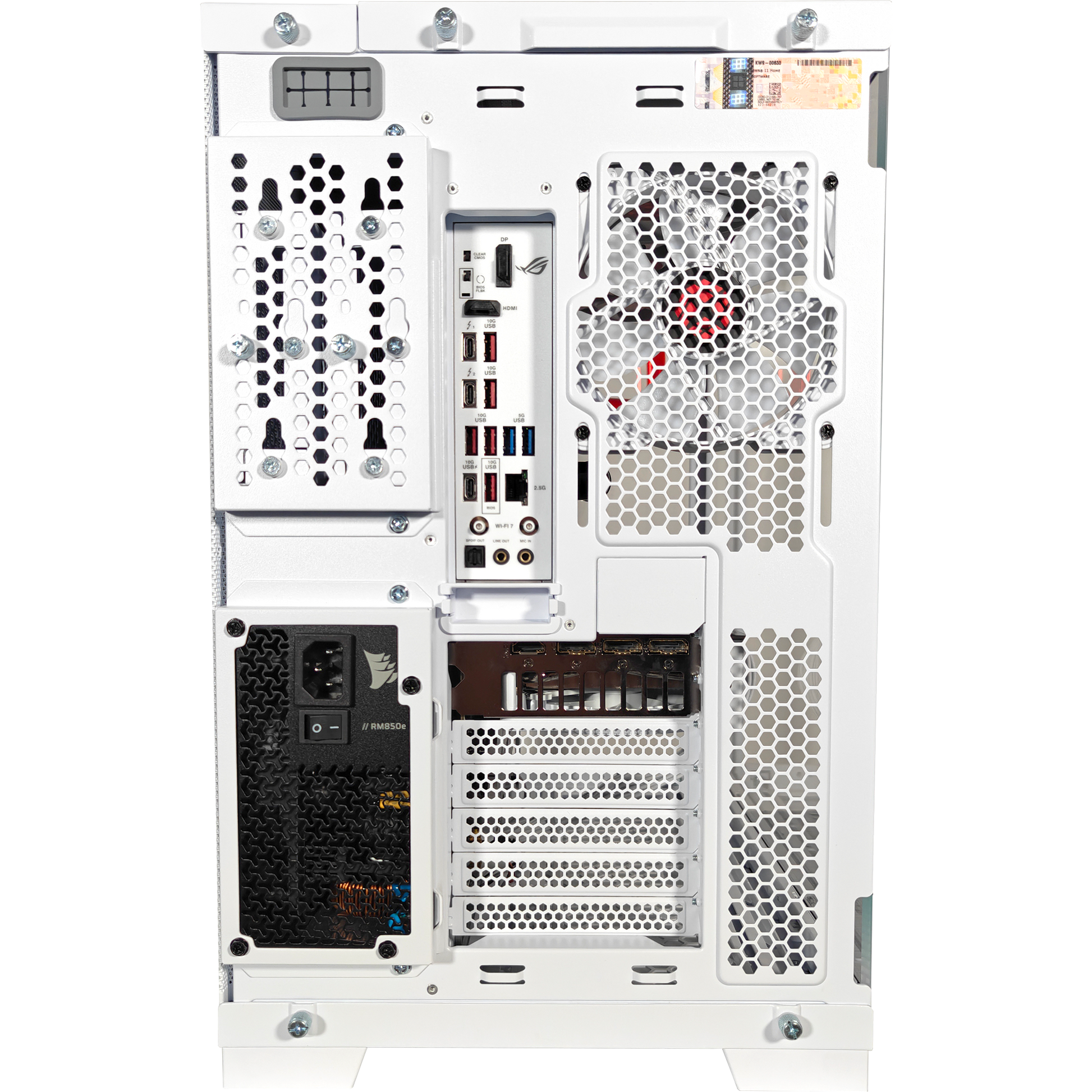 EVO O11D Ghost — RTX 5080, Core Ultra 9 285K, 64GB DDR5, 2x 2TB SSD