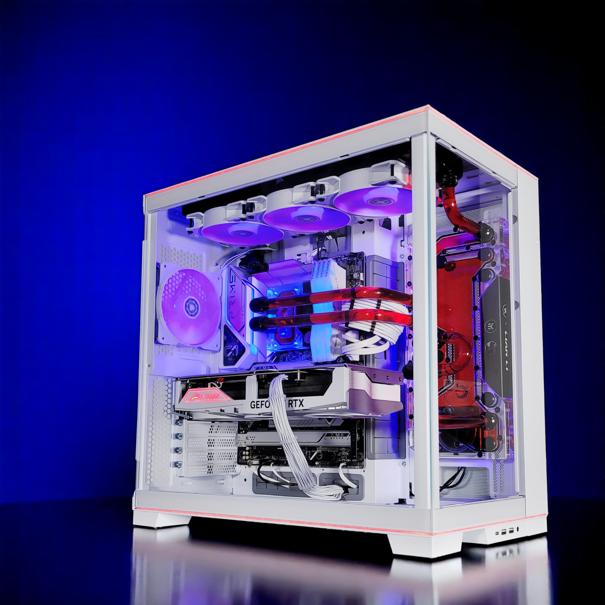 EVO O11D Ghost — RTX 5080, Core Ultra 9 285K, 64GB DDR5, 2x 2TB SSD