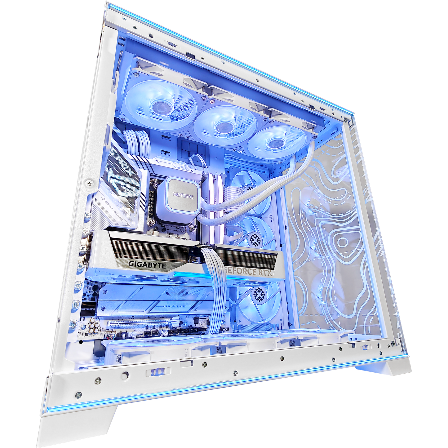 EVO O11D Topography Light Gaming PC Drop