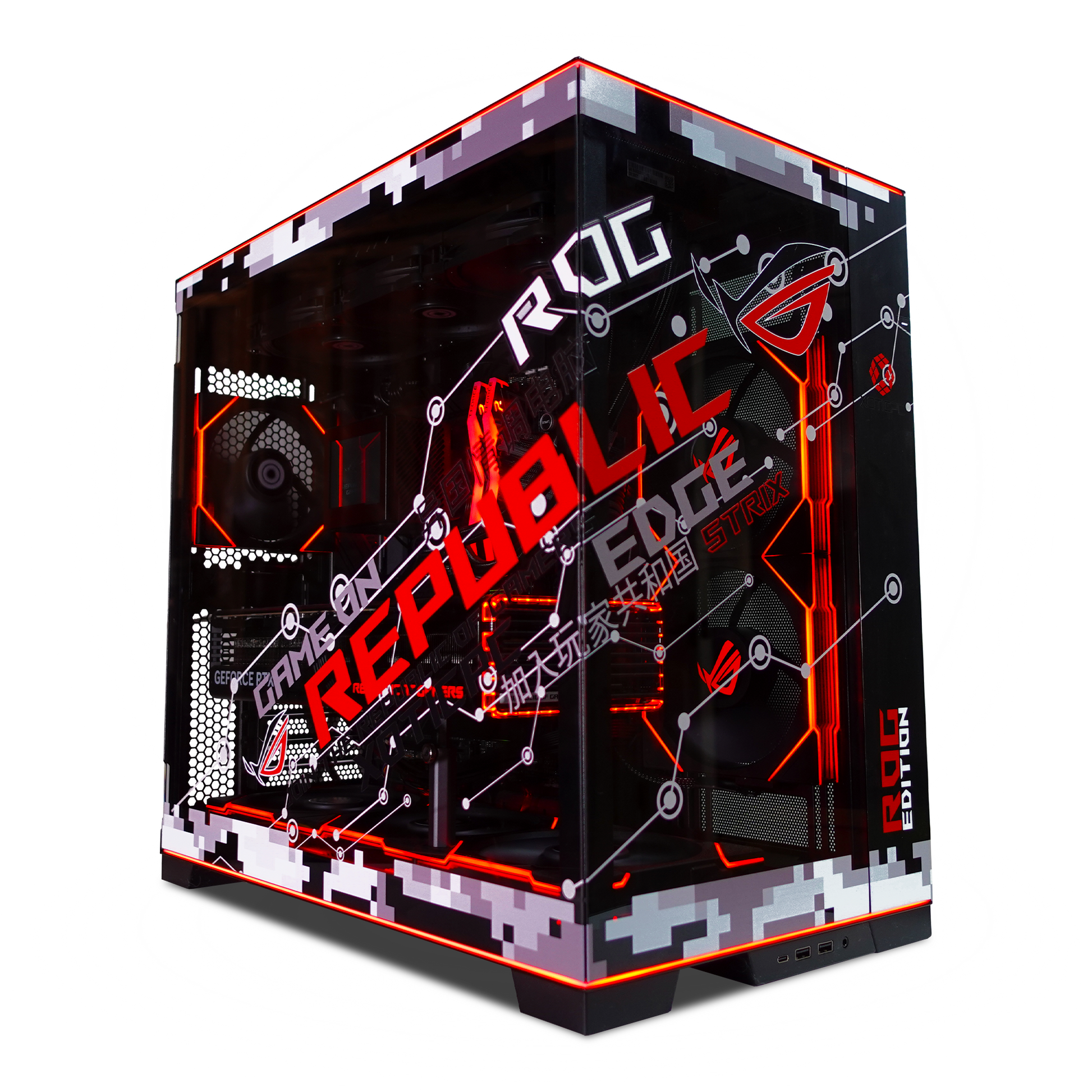EVO ROG O11D X3D — RTX 5080, Ryzen 7 9800X3D, 32GB DDR5, 2TB SSD