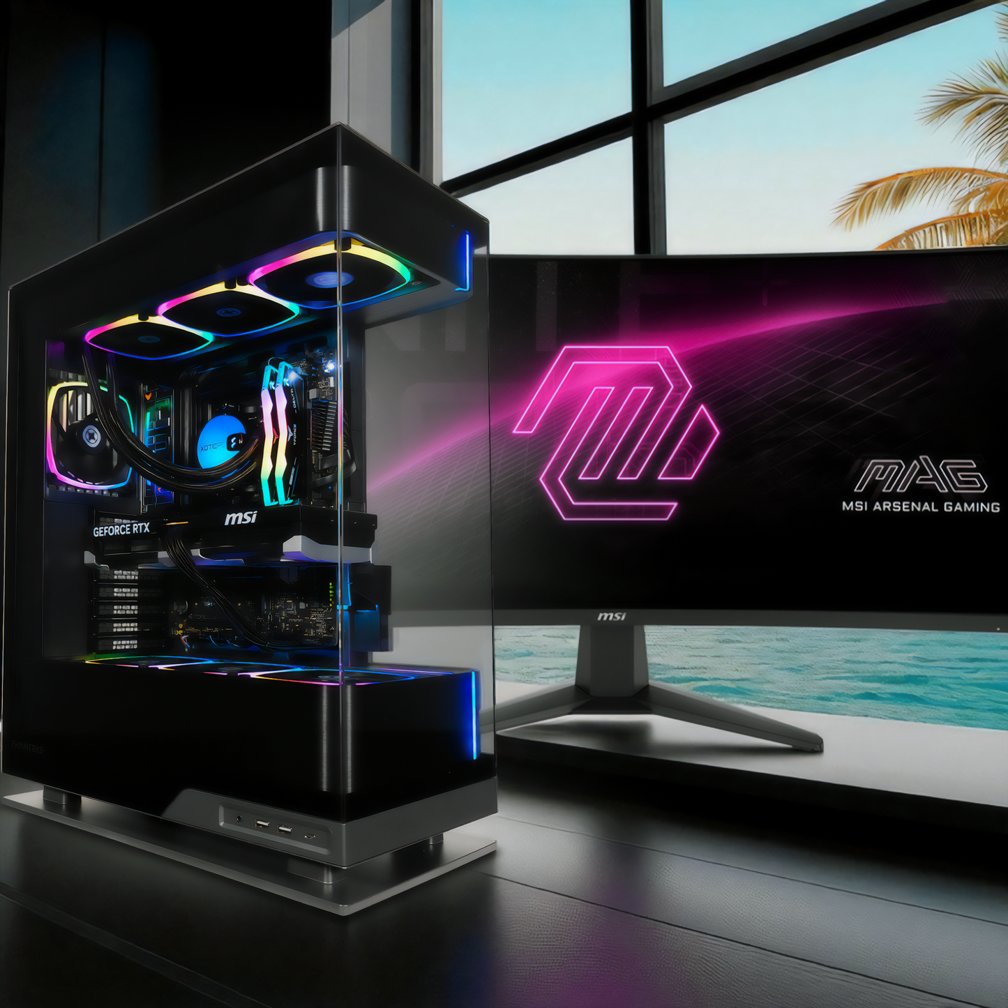 Evolv X2 — RTX 5070 Ti, Ryzen 7 9700X, 32GB DDR5, 2TB SSD