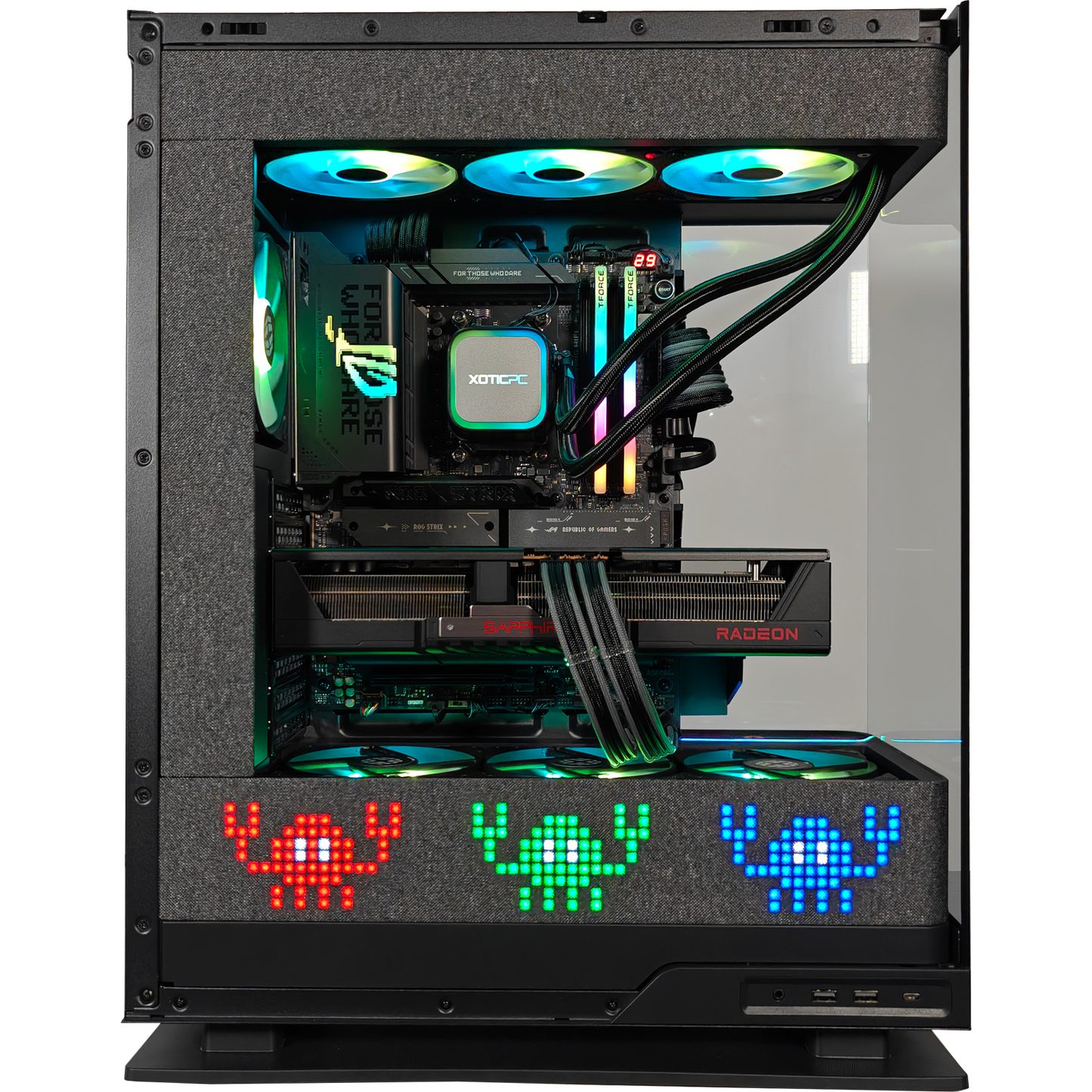 Evolv X2 Matrix — RX 9070 XT, Ryzen 7 9700X, 32GB DDR5, 2TB SSD