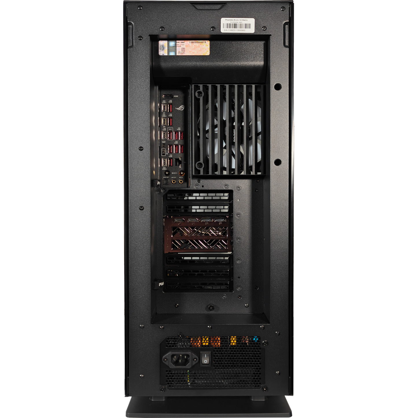 Evolv X2 Matrix — RX 9070 XT, Ryzen 7 9700X, 32GB DDR5, 2TB SSD