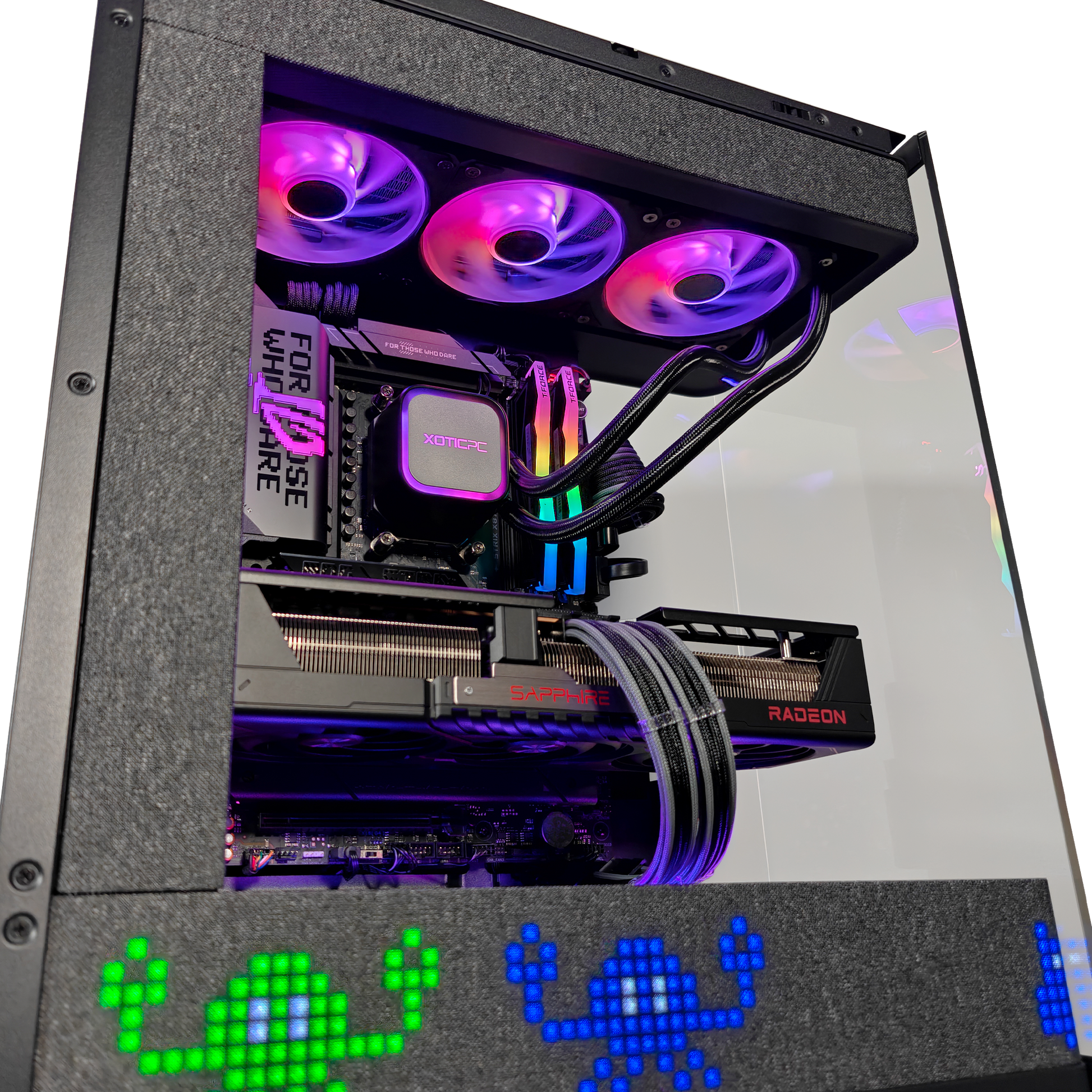 Evolv X2 Matrix — RX 9070 XT, Ryzen 7 9700X, 32GB DDR5, 2TB SSD