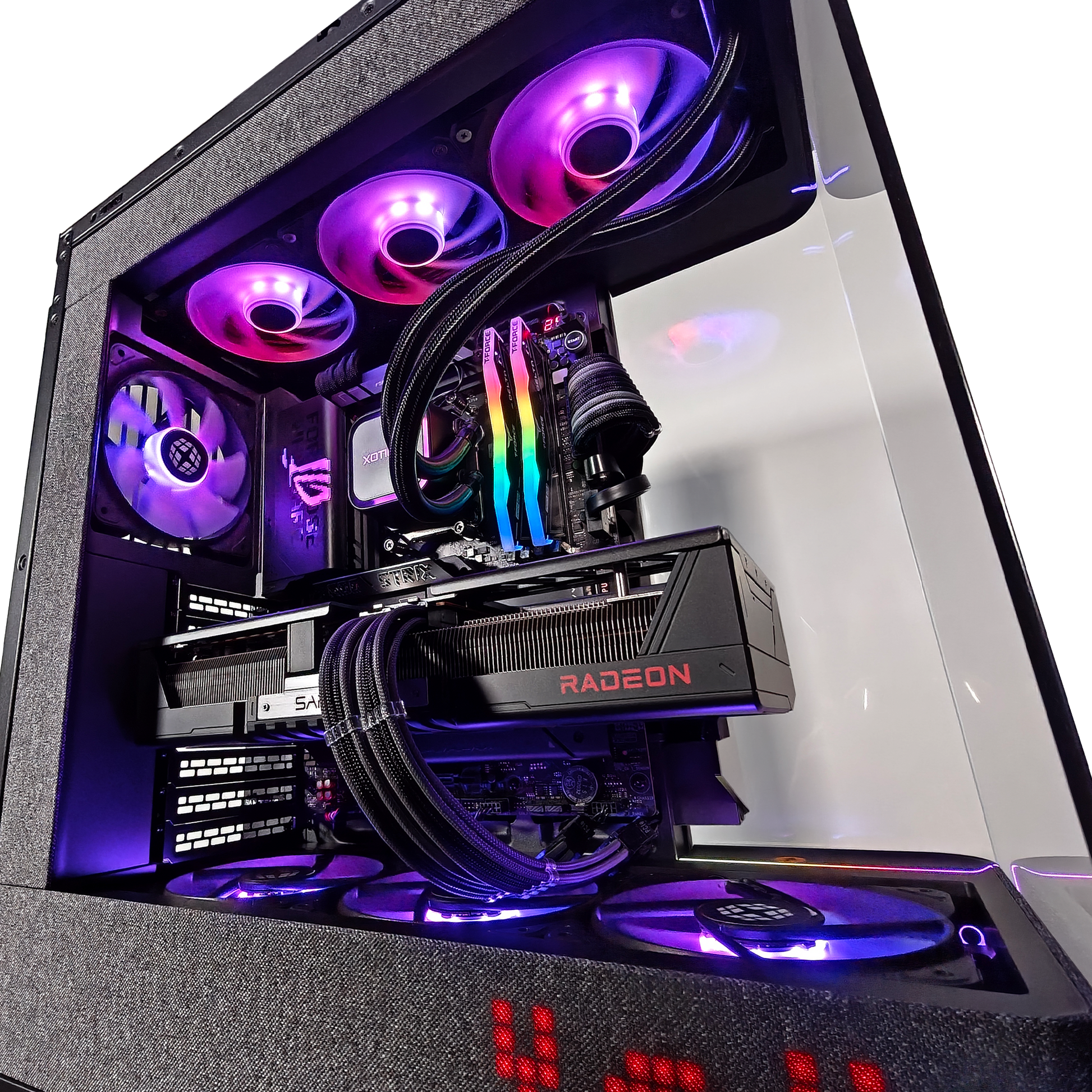 Evolv X2 Matrix — RX 9070 XT, Ryzen 7 9700X, 32GB DDR5, 2TB SSD