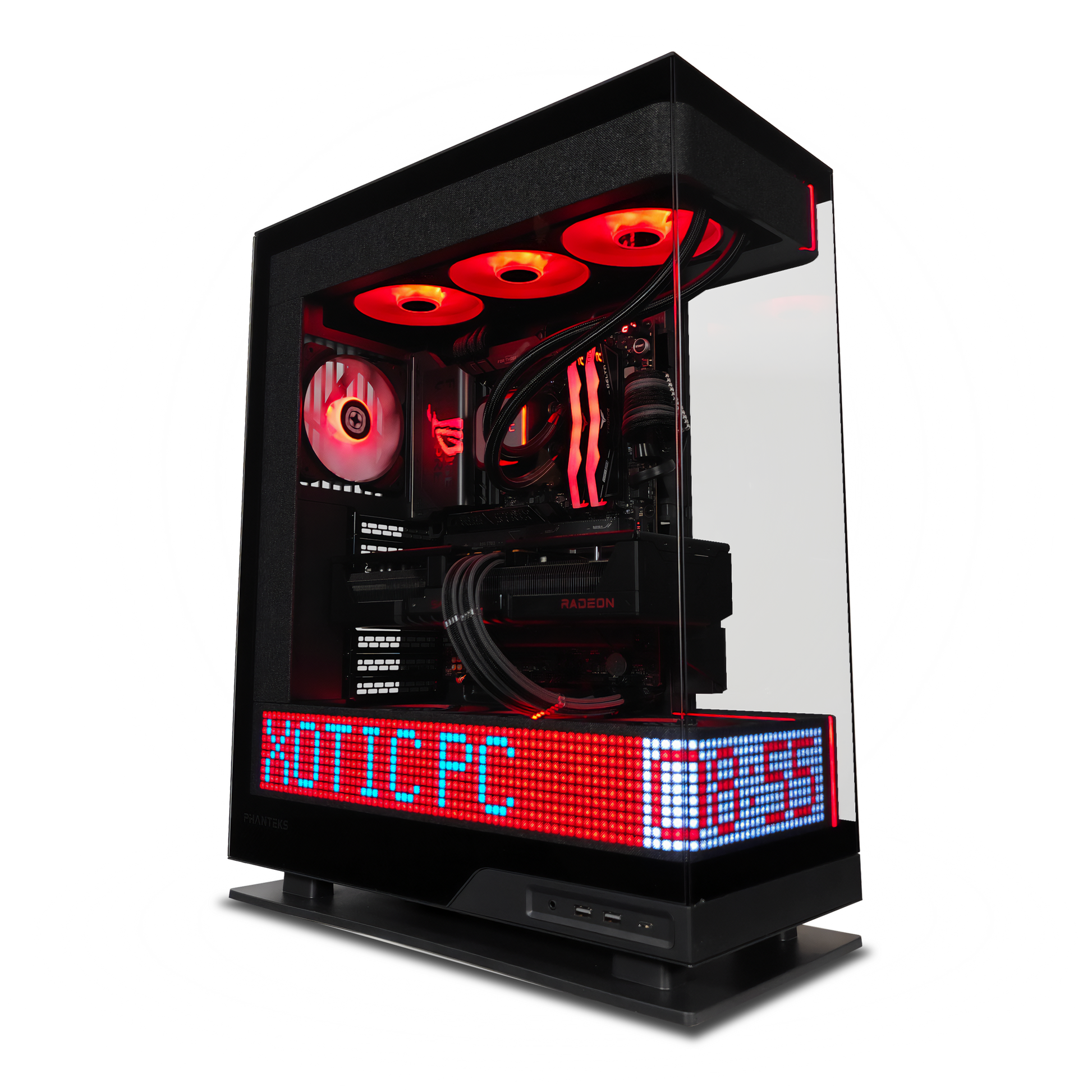 Evolv X2 Matrix — RX 9070 XT, Ryzen 7 9700X, 32GB DDR5, 2TB SSD