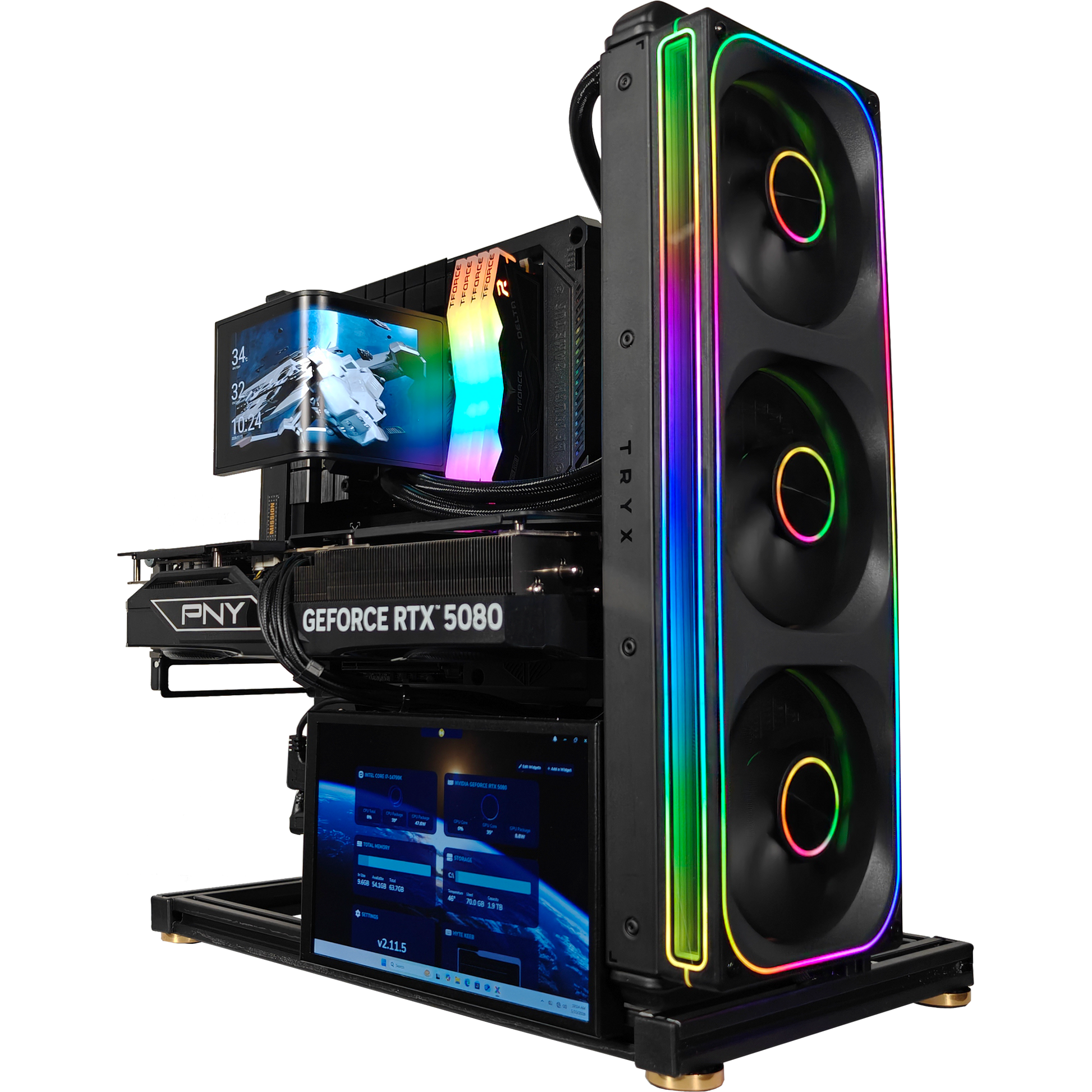 Frameworx Open Air — RTX 5080, Core i7-14700K, 64GB DDR5, 4TB SSD