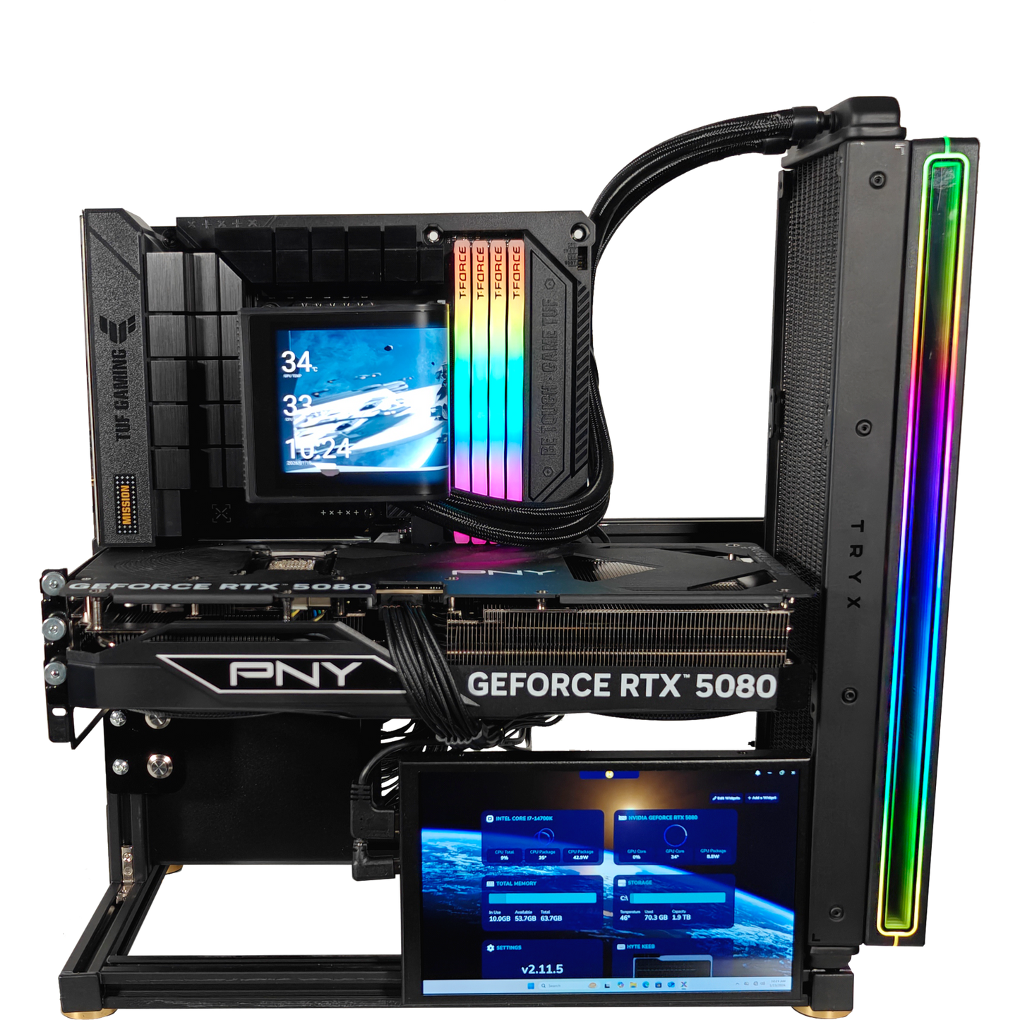 Frameworx Open Air — RTX 5080, Core i7-14700K, 64GB DDR5, 4TB SSD