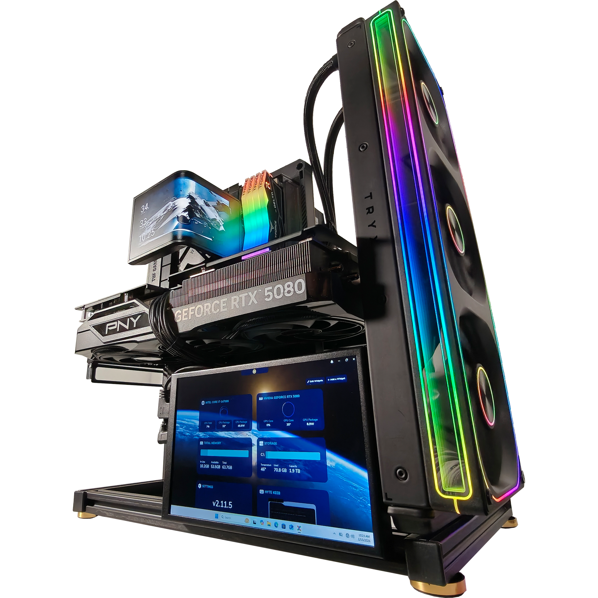 Frameworx Open Air — RTX 5080, Core i7-14700K, 64GB DDR5, 4TB SSD