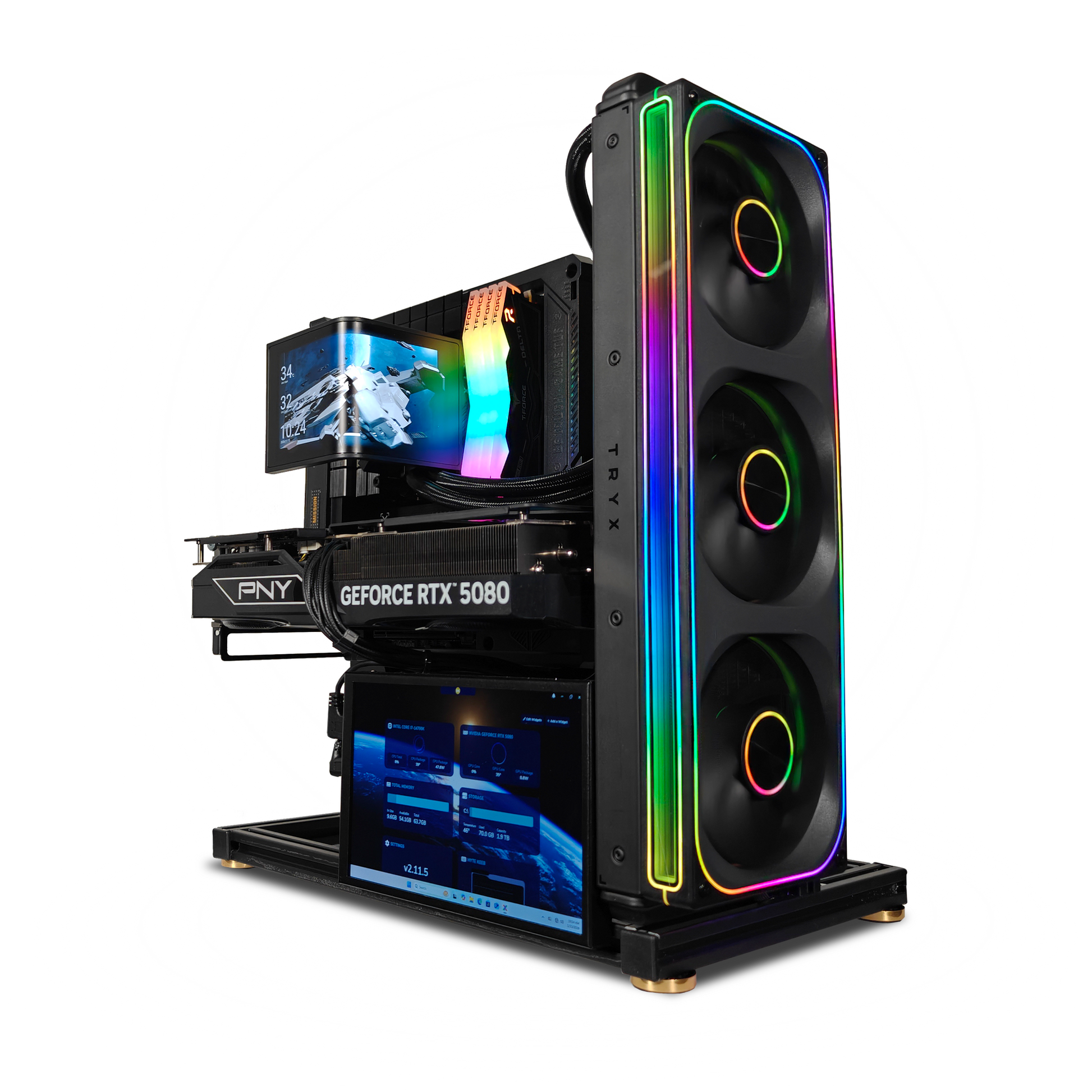 Frameworx Open Air — RTX 5080, Core i7-14700K, 64GB DDR5, 4TB SSD