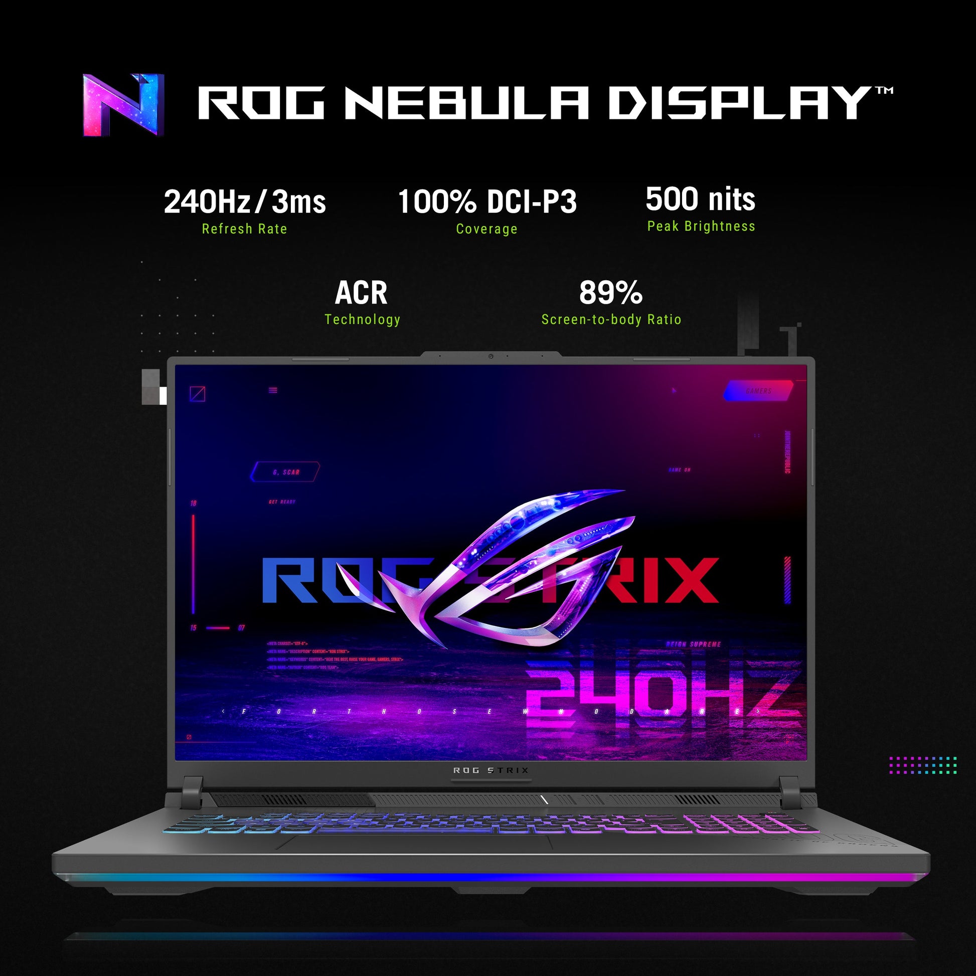 ASUS ROG Strix G18 G814PP-DS94 — RTX 5070, Ryzen 9 8940HX, 16GB, 1TB SSD