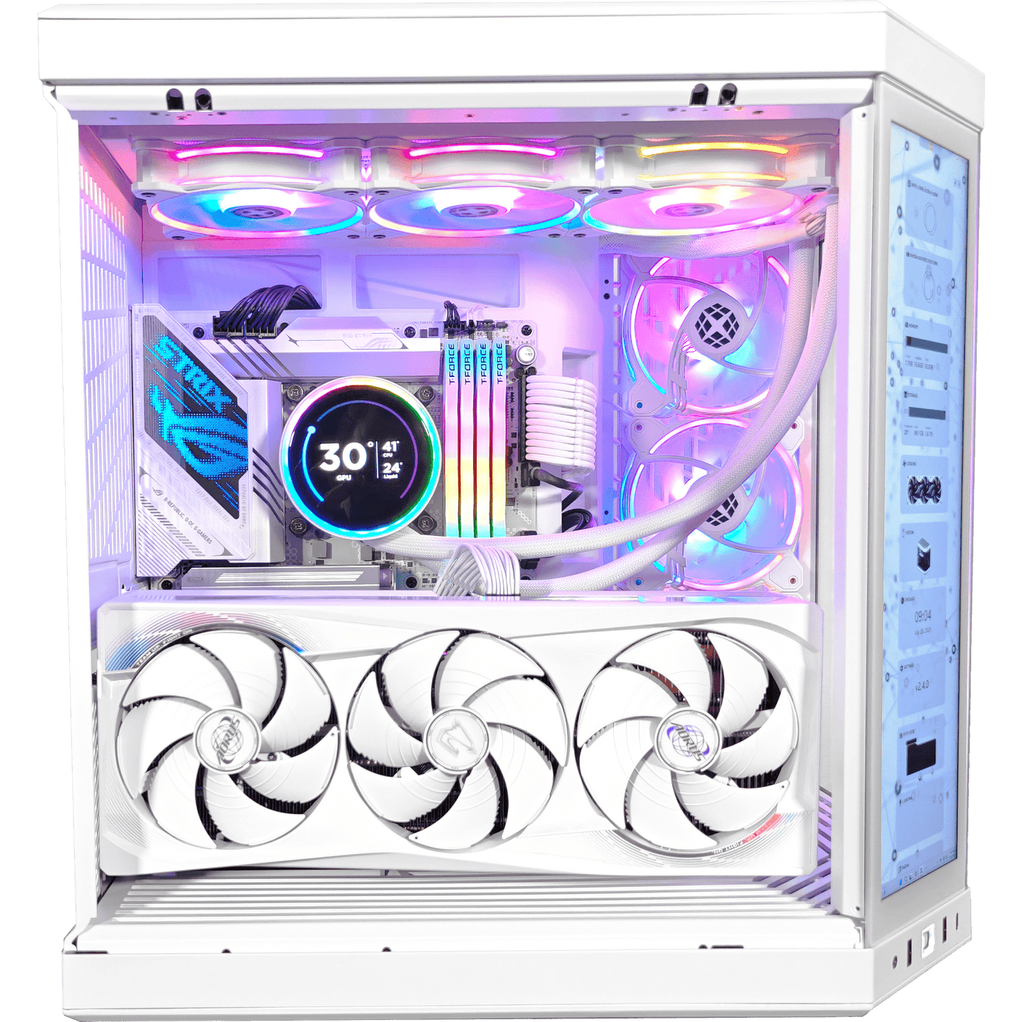 GX13 HYTE Ghost — Up to RTX 5090, Core Ultra 7 265K, 32GB DDR5, 1TB SSD