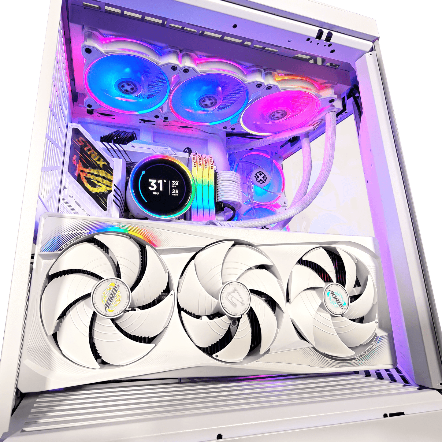 GX13 HYTE Ghost — Up to RTX 5090, Core Ultra 7 265K, 32GB DDR5, 1TB SSD