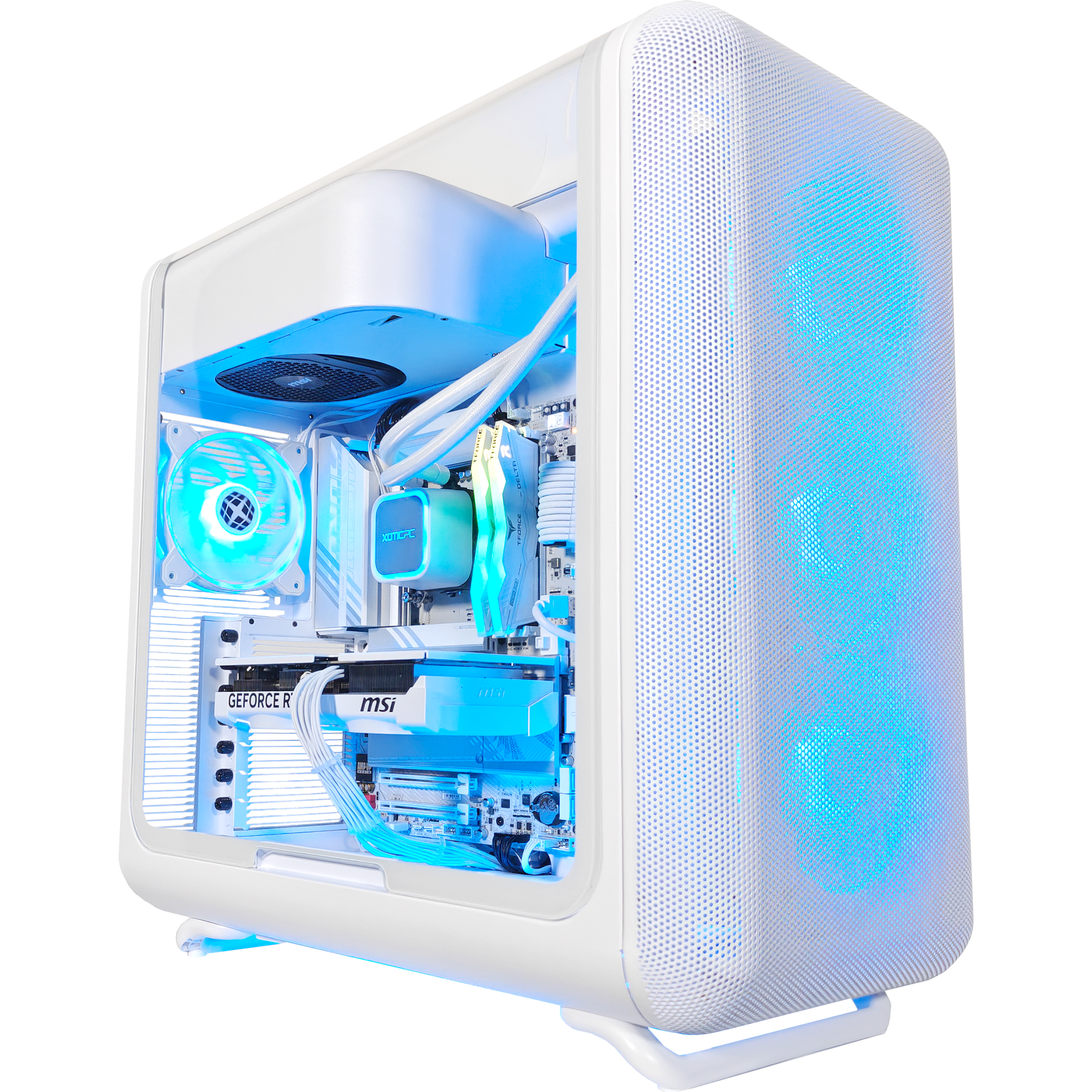 HYTE X50 Ghost — RTX 5070, Core Ultra 7 265K, 32GB DDR5, 2TB SSD