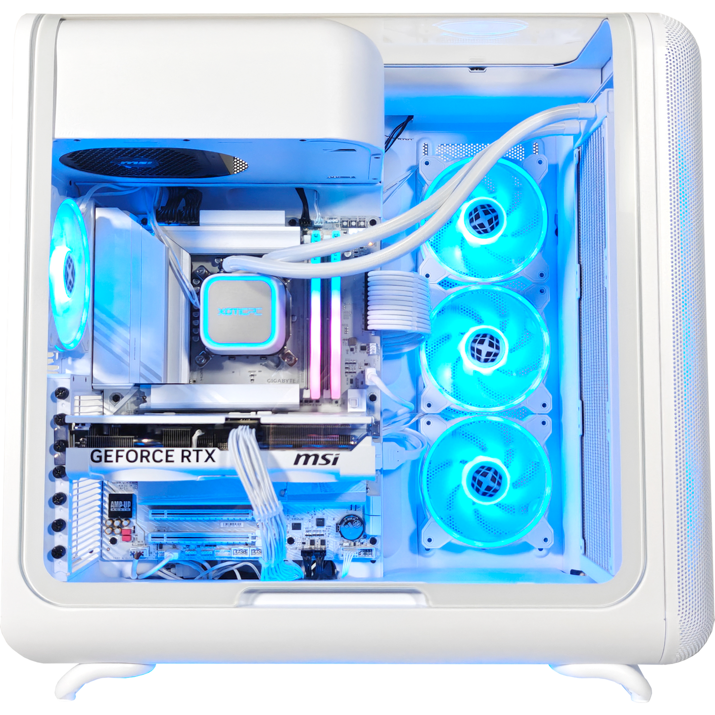 HYTE X50 Ghost — RTX 5070, Core Ultra 7 265K, 32GB DDR5, 2TB SSD
