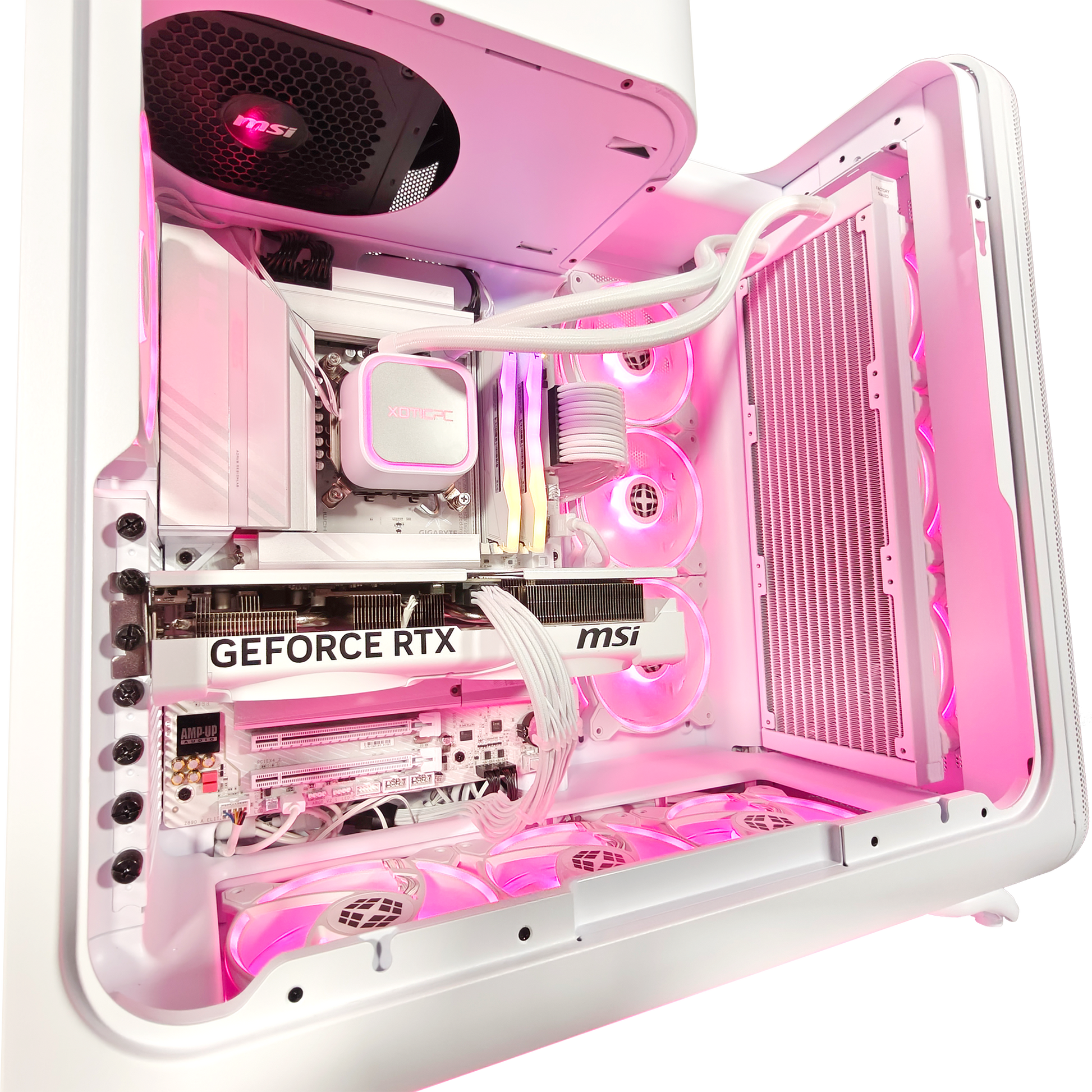 HYTE X50 Ghost — RTX 5070, Core Ultra 7 265K, 32GB DDR5, 2TB SSD