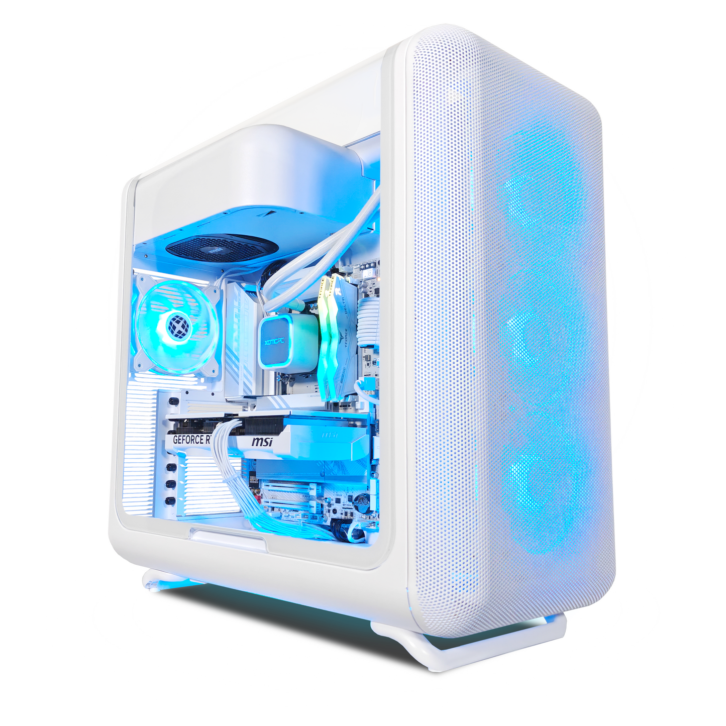 HYTE X50 Ghost — RTX 5070, Core Ultra 7 265K, 32GB DDR5, 2TB SSD