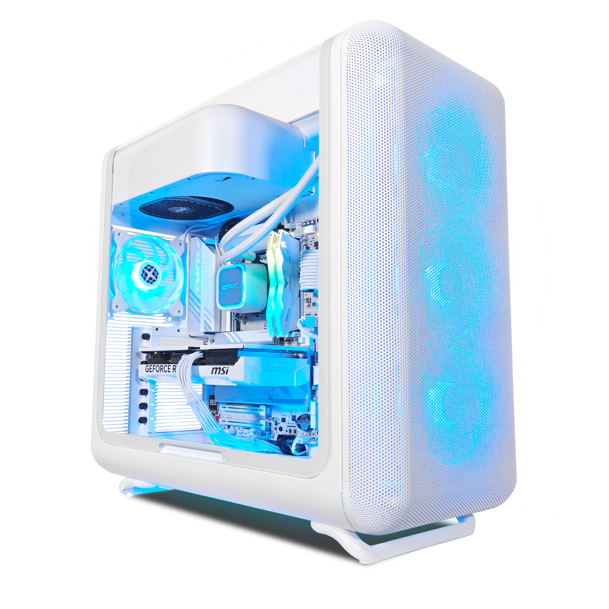 HYTE X50 Ghost — RTX 5070, Core Ultra 7 265K, 32GB DDR5, 2TB SSD