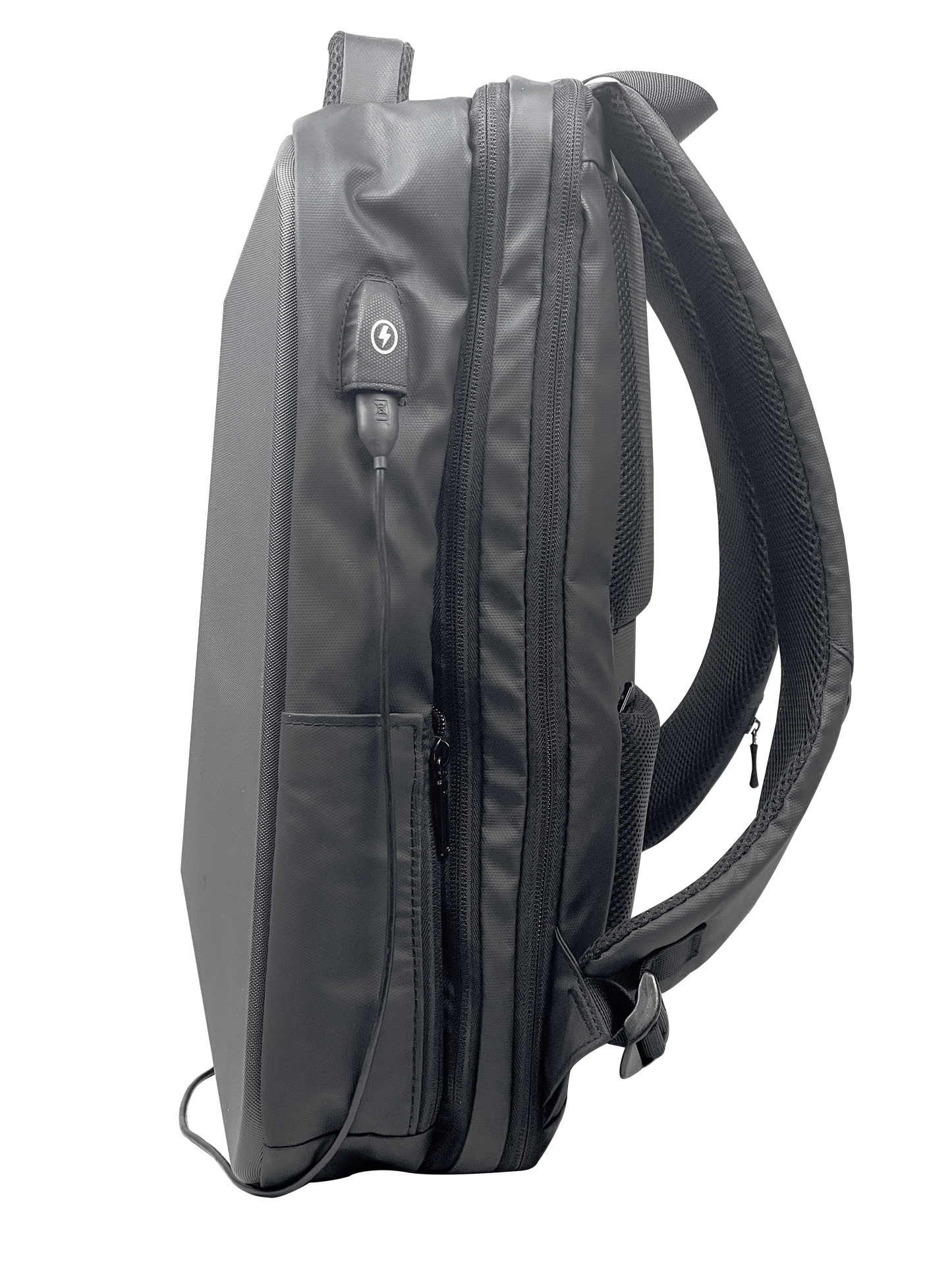 XOTIC PC Black Hardshell Anti Theft Waterproof Backpack