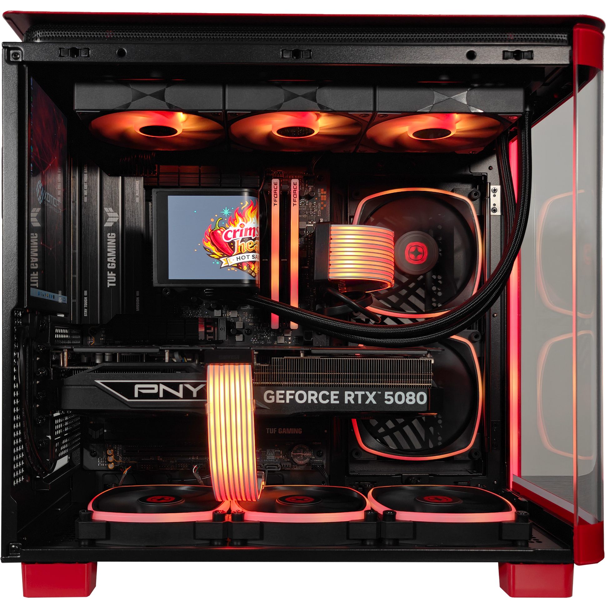 King 95 Crimson Heat Gaming PC Drop