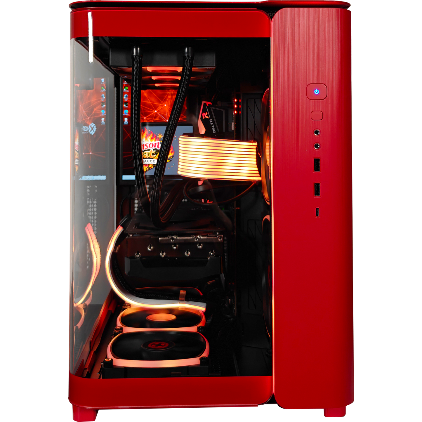 King 95 Crimson Heat Gaming PC Drop