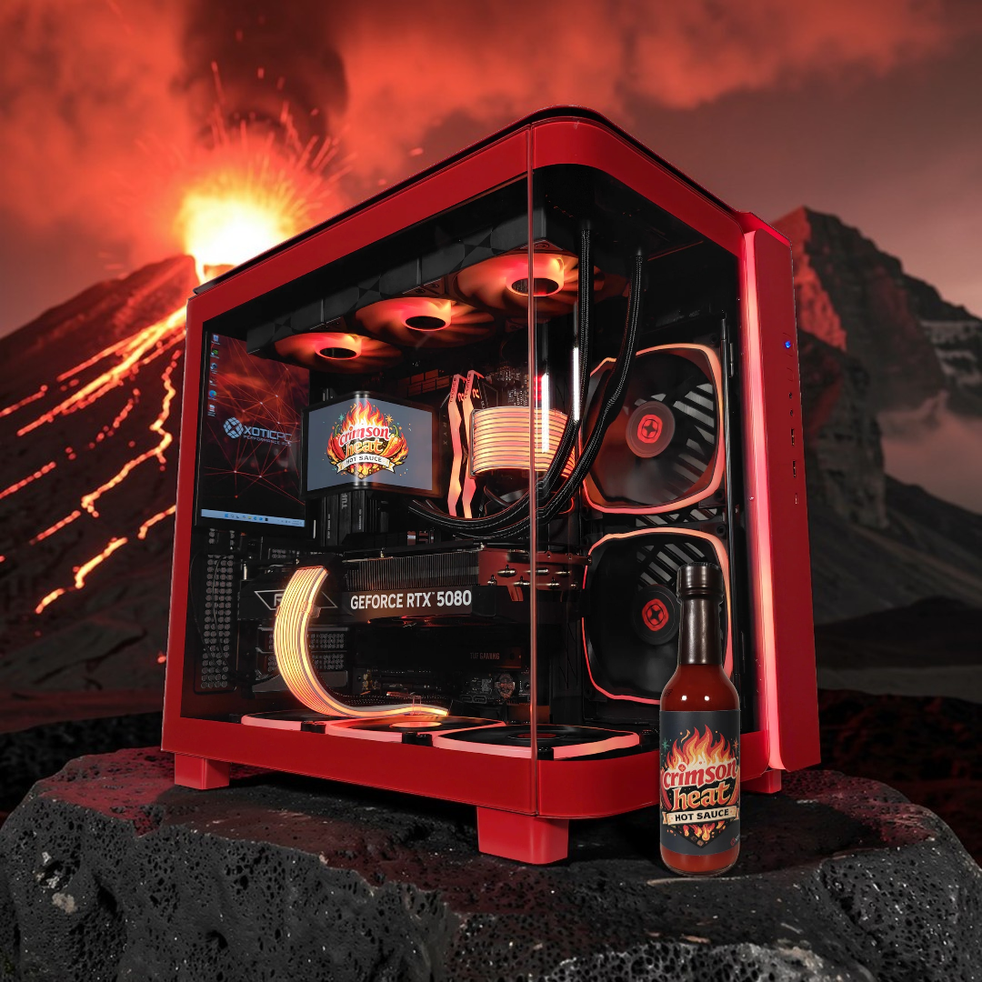 King 95 Crimson Heat Gaming PC Drop