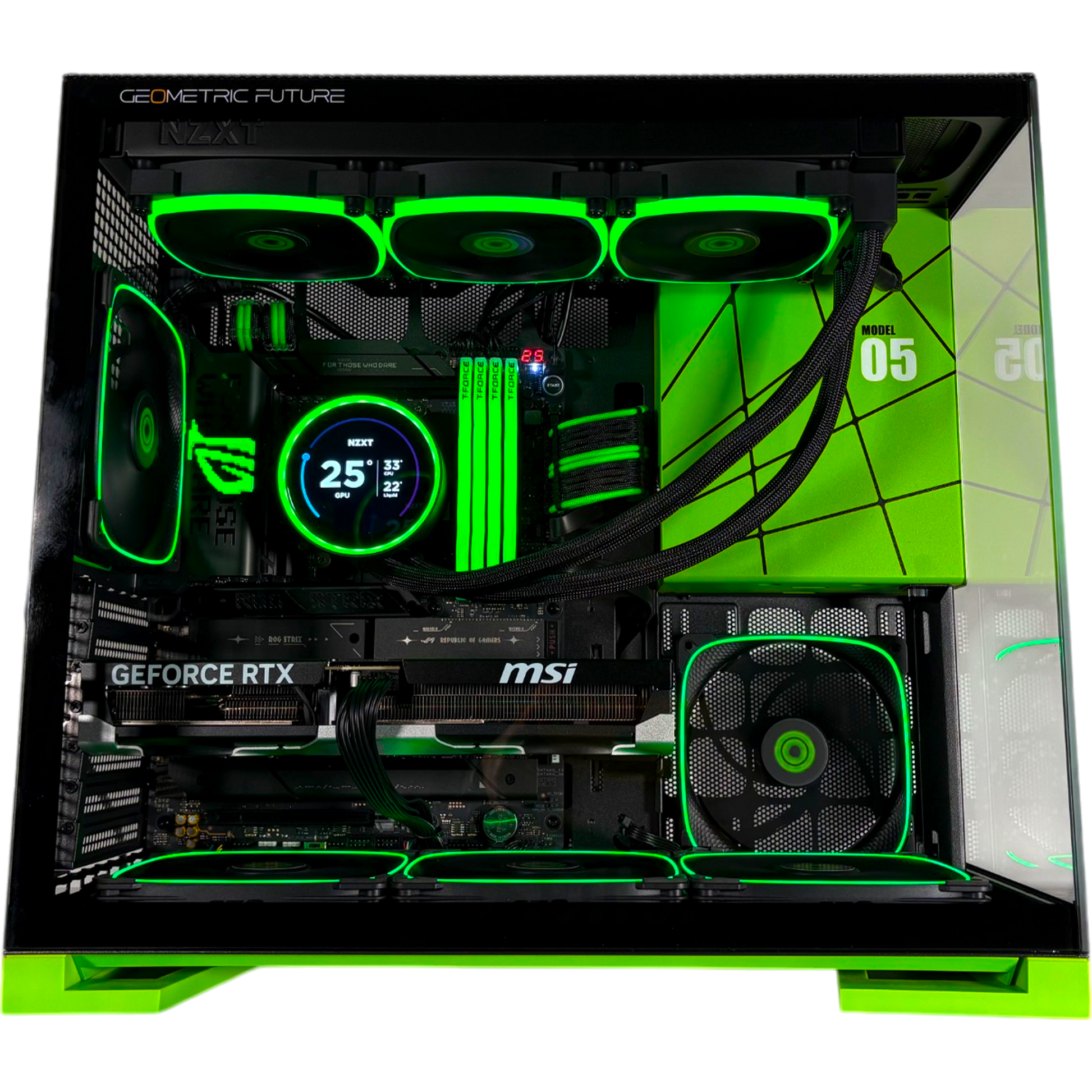 Geometric Future M5 — RTX 5080, Ryzen 7 9800X3D, 64GB DDR5, 2TB SSD