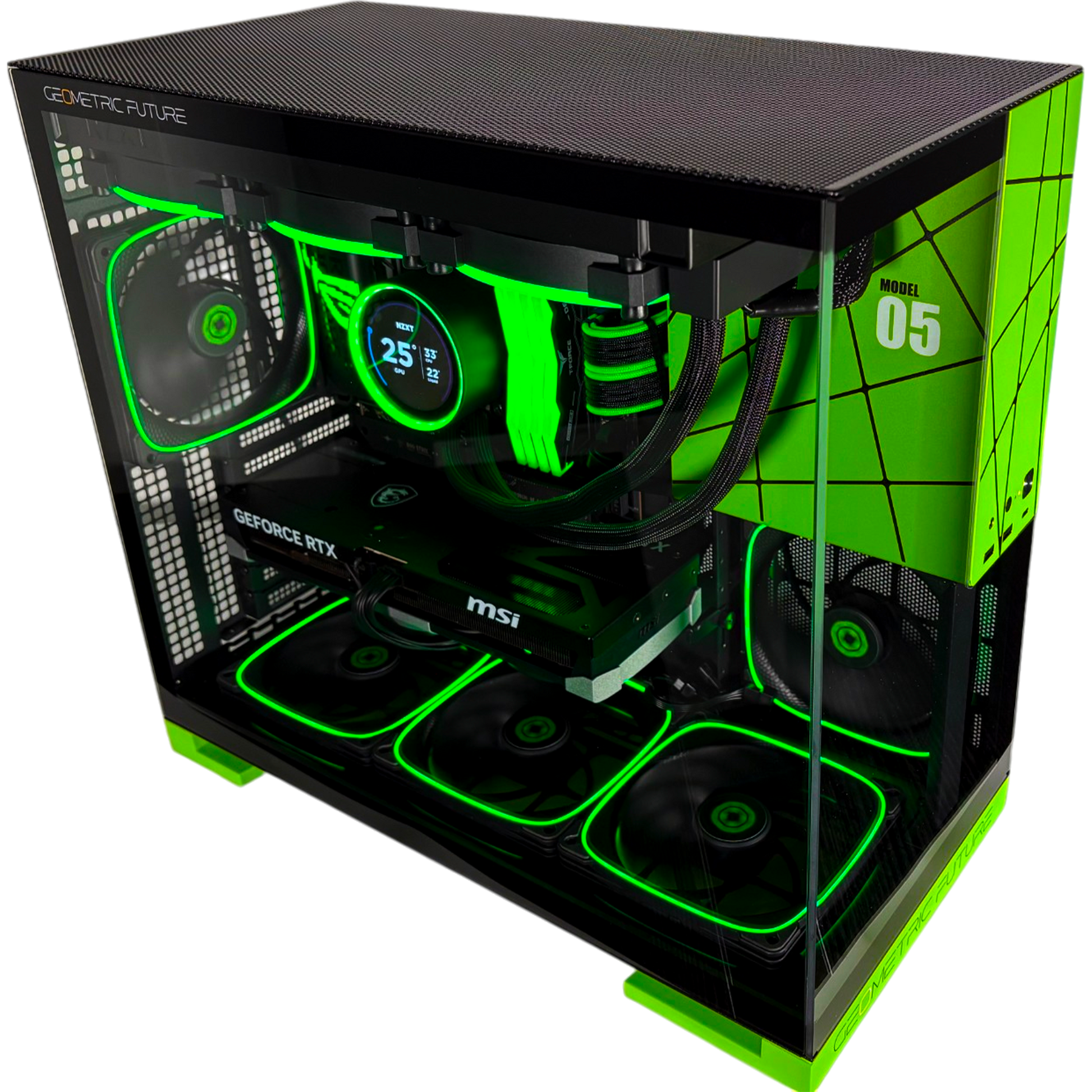Geometric Future M5 — RTX 5080, Ryzen 7 9800X3D, 64GB DDR5, 2TB SSD