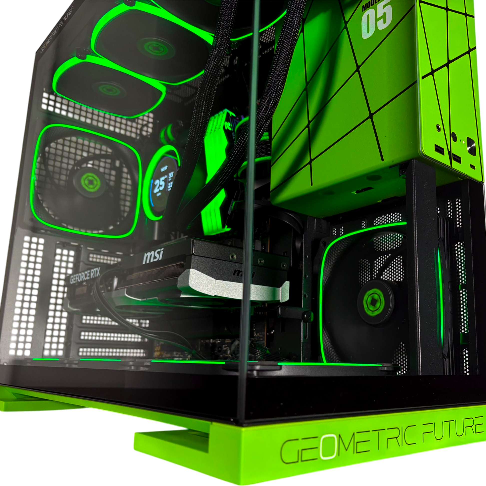 Geometric Future M5 — RTX 5080, Ryzen 7 9800X3D, 64GB DDR5, 2TB SSD