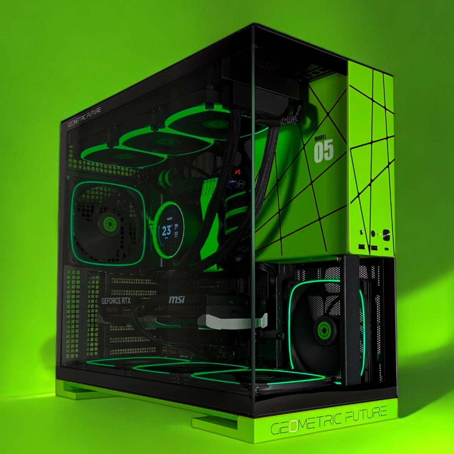 Geometric Future M5 — RTX 5080, Ryzen 7 9800X3D, 64GB DDR5, 2TB SSD