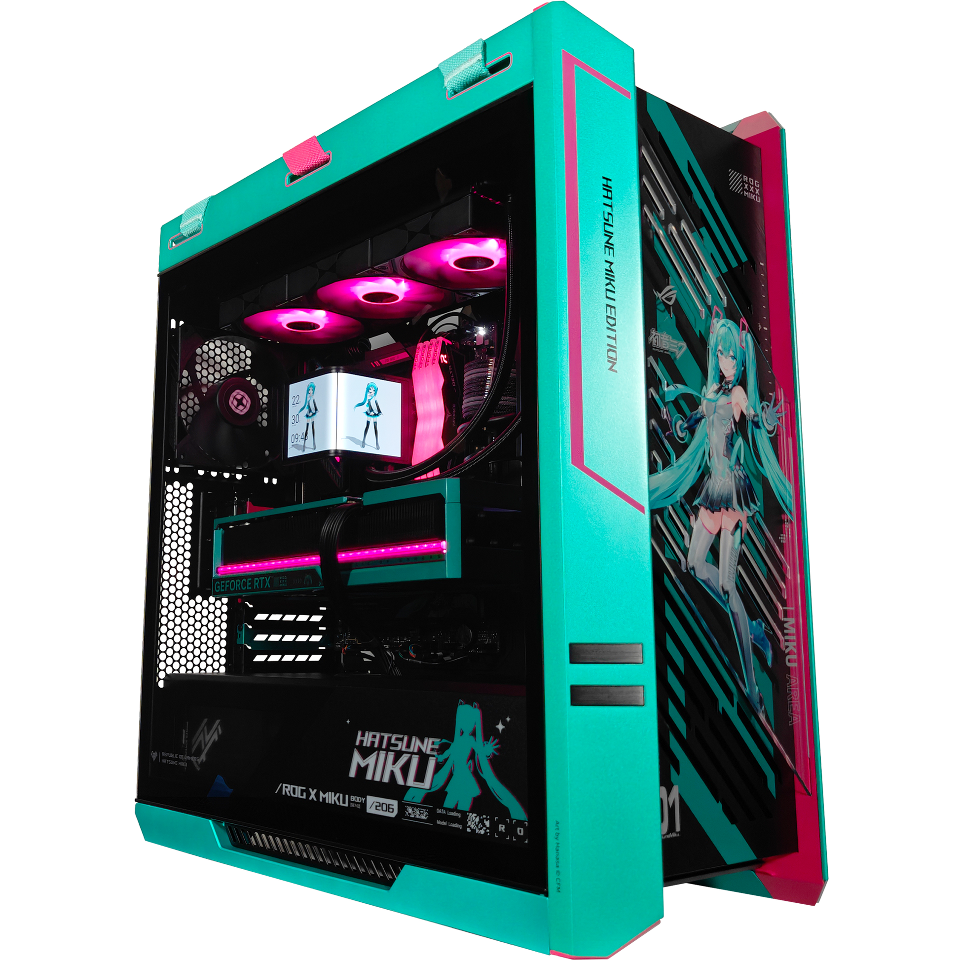 ROG Strix Helios II Hatsune Miku — RTX 5080, Ryzen 7 9800X3D, 64GB DDR5, 4TB SSD