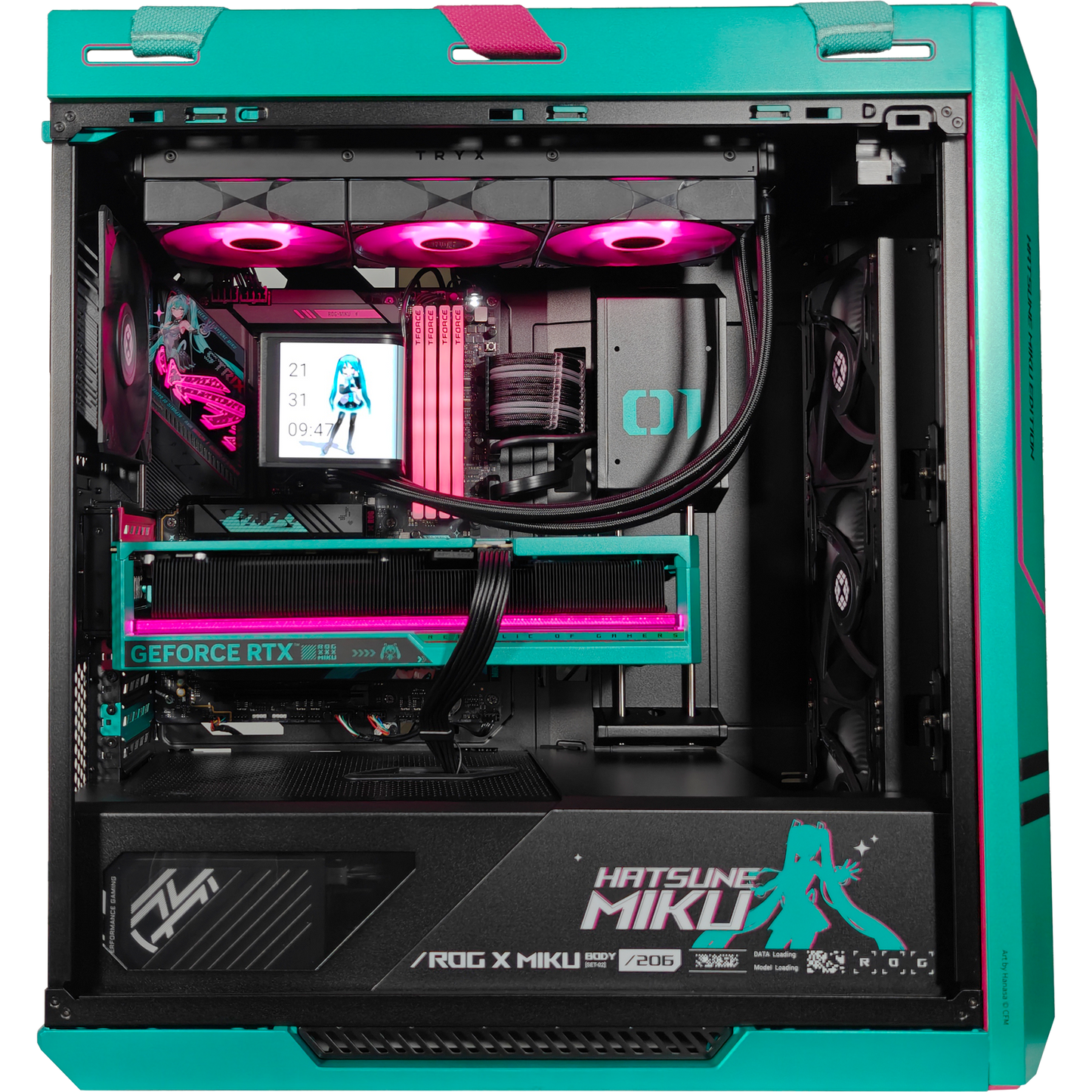 ROG Strix Helios II Hatsune Miku — RTX 5080, Ryzen 7 9800X3D, 64GB DDR5, 4TB SSD