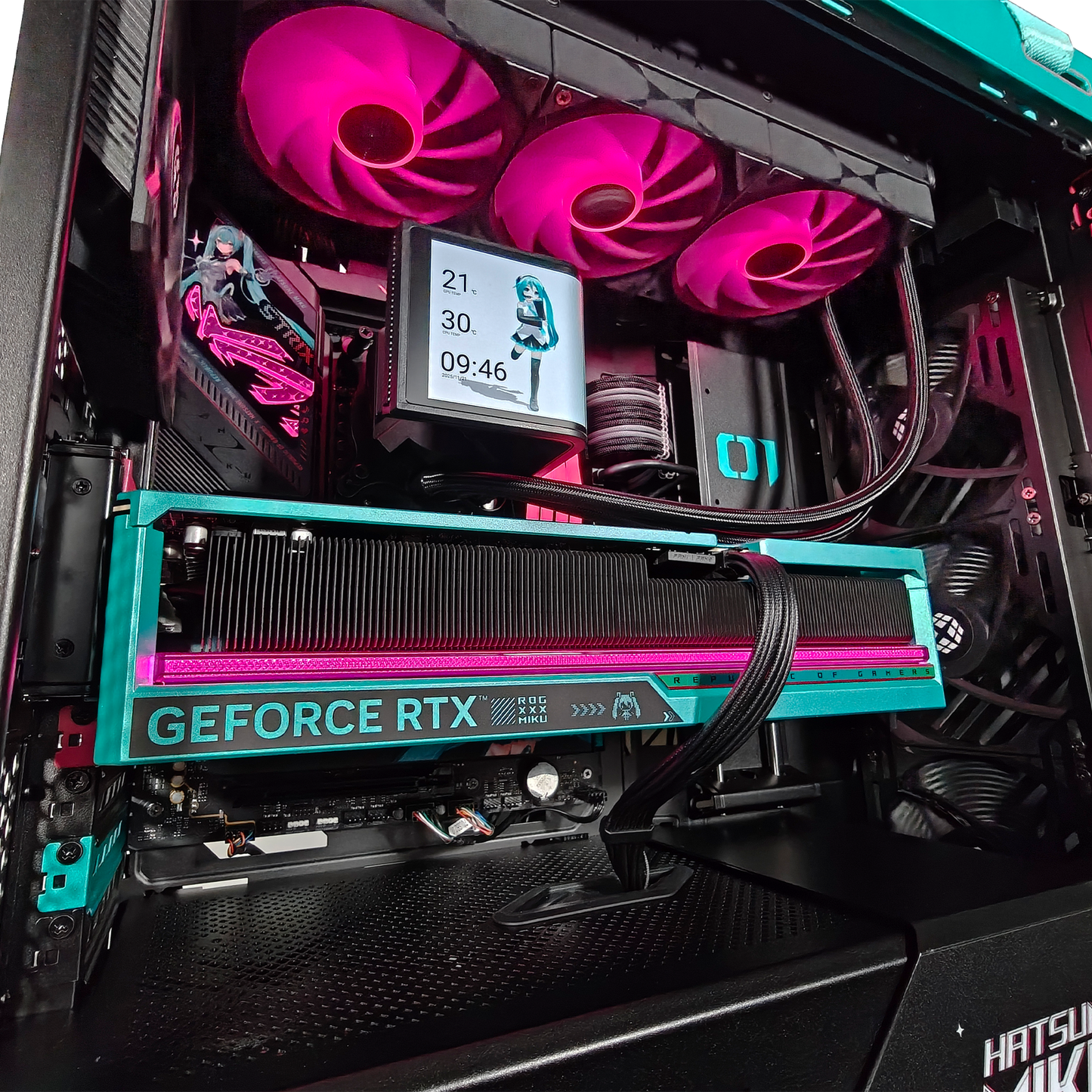 ROG Strix Helios II Hatsune Miku — RTX 5080, Ryzen 7 9800X3D, 64GB DDR5, 4TB SSD