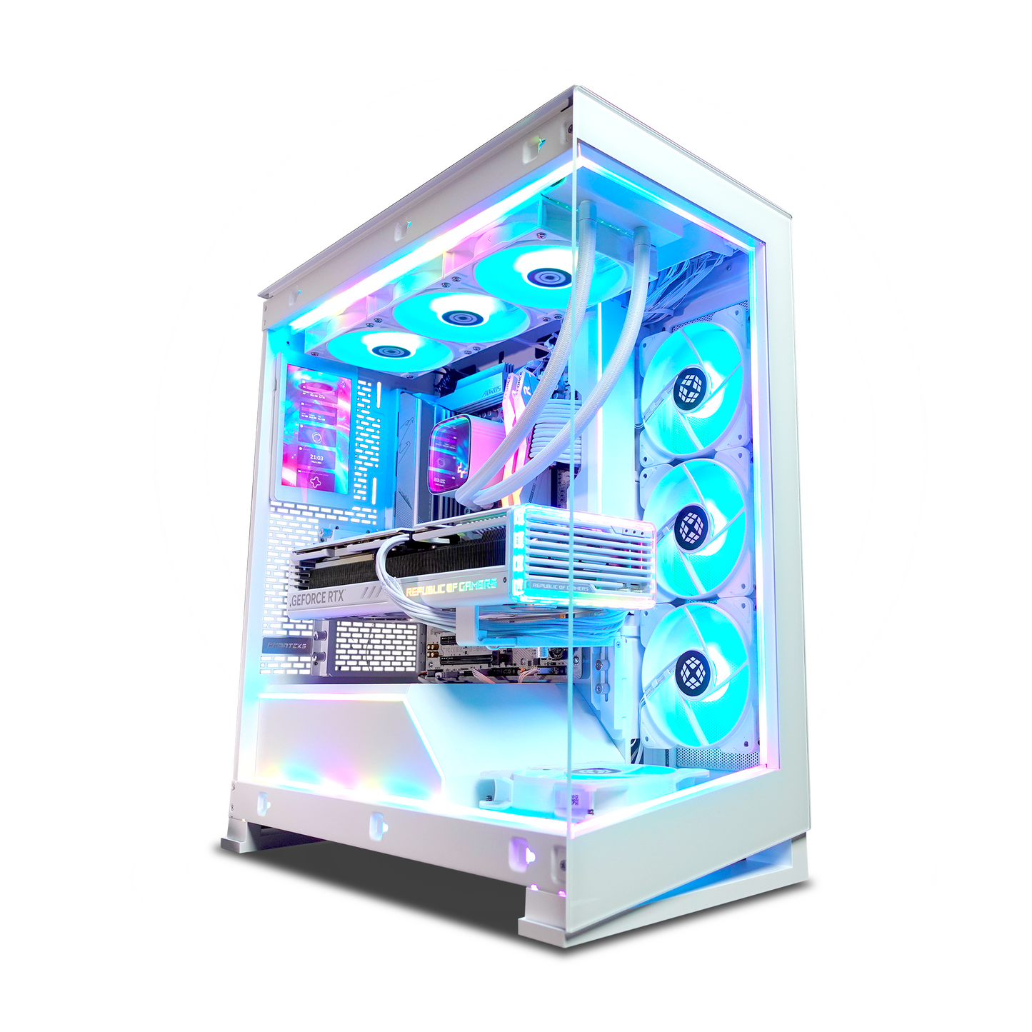 NV5 Ghost — RTX 5080, Ryzen 7 9700X, 32GB DDR5, 2TB SSD